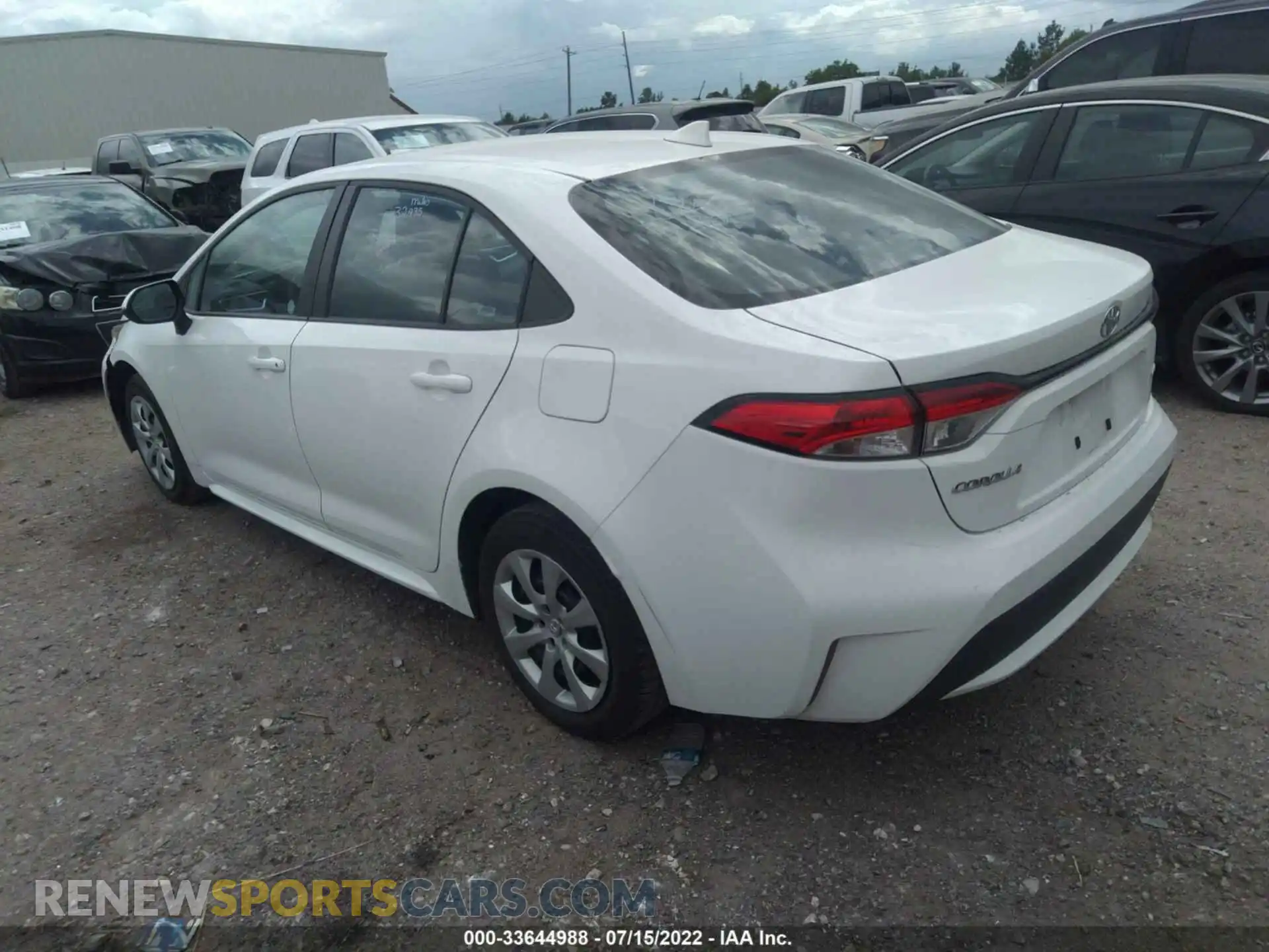 3 Photograph of a damaged car 5YFEPMAEXMP221717 TOYOTA COROLLA 2021
