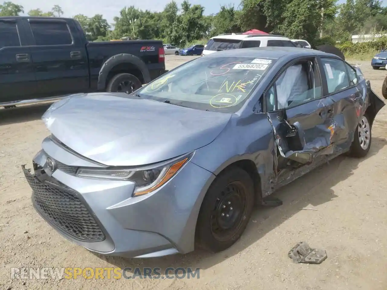 2 Фотография поврежденного автомобиля 5YFEPMAEXMP221944 TOYOTA COROLLA 2021