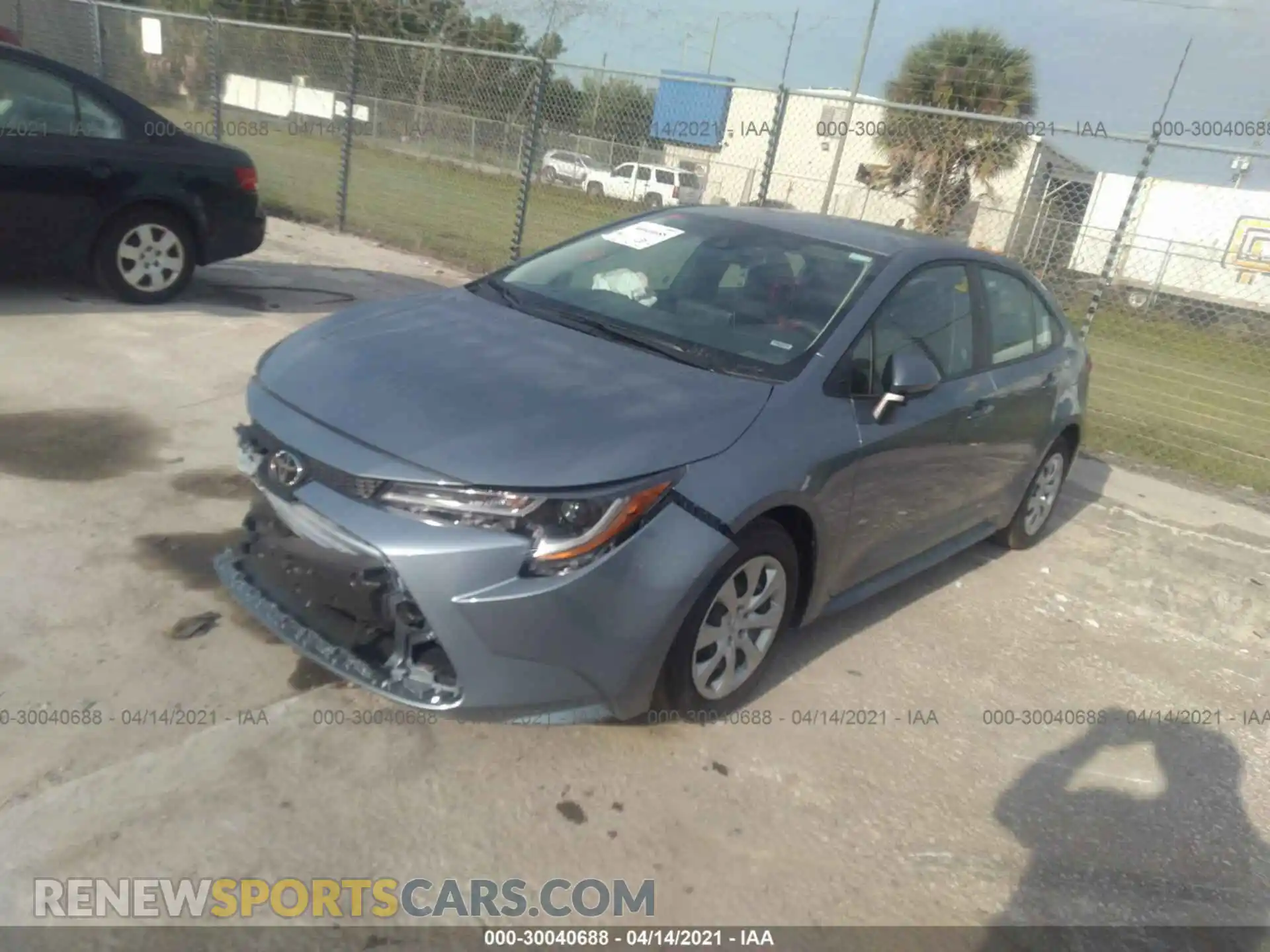 2 Photograph of a damaged car 5YFEPMAEXMP223337 TOYOTA COROLLA 2021