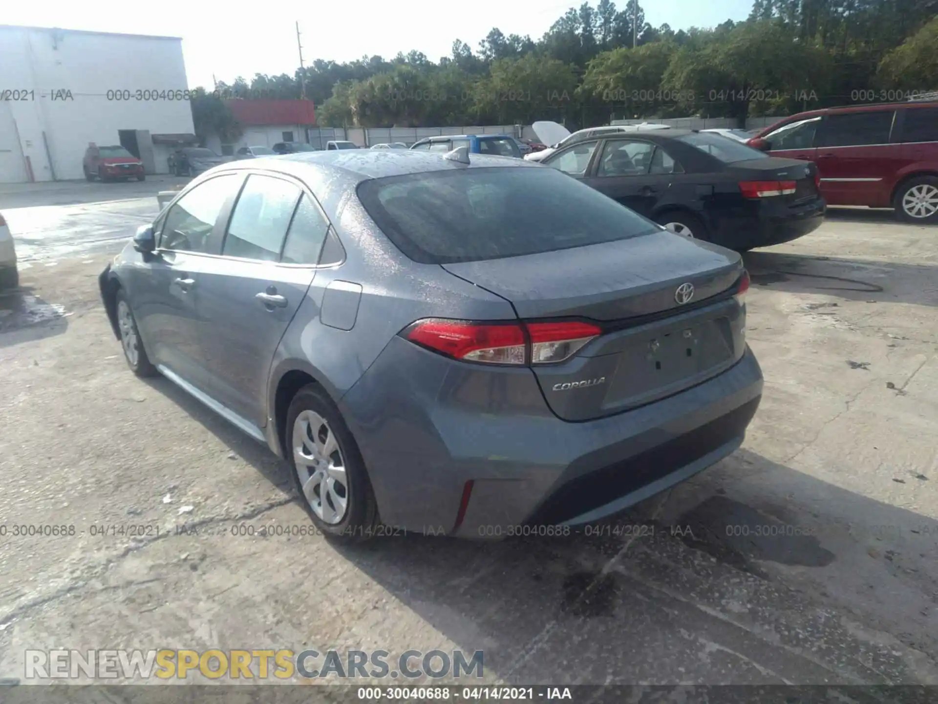 3 Photograph of a damaged car 5YFEPMAEXMP223337 TOYOTA COROLLA 2021