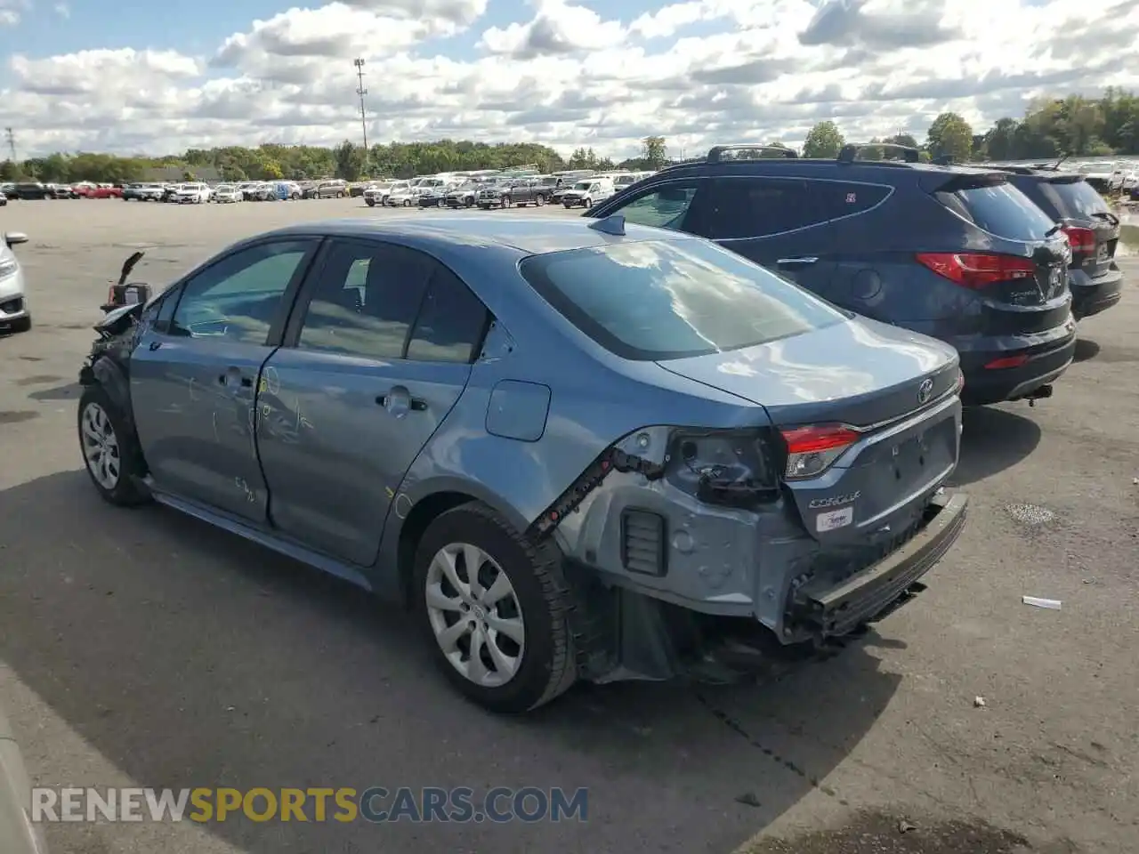 2 Photograph of a damaged car 5YFEPMAEXMP224343 TOYOTA COROLLA 2021