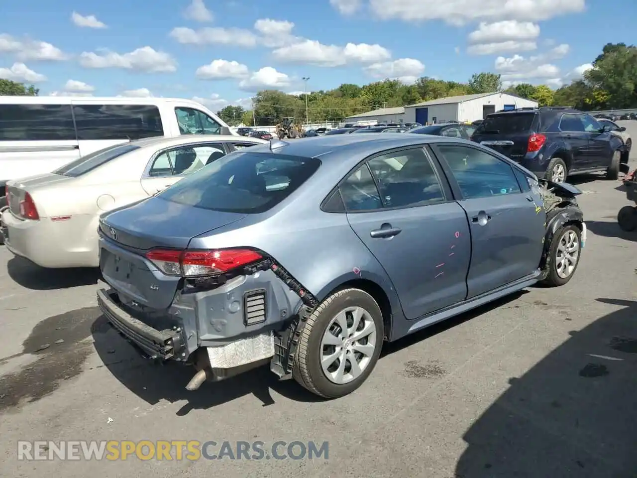 3 Photograph of a damaged car 5YFEPMAEXMP224343 TOYOTA COROLLA 2021