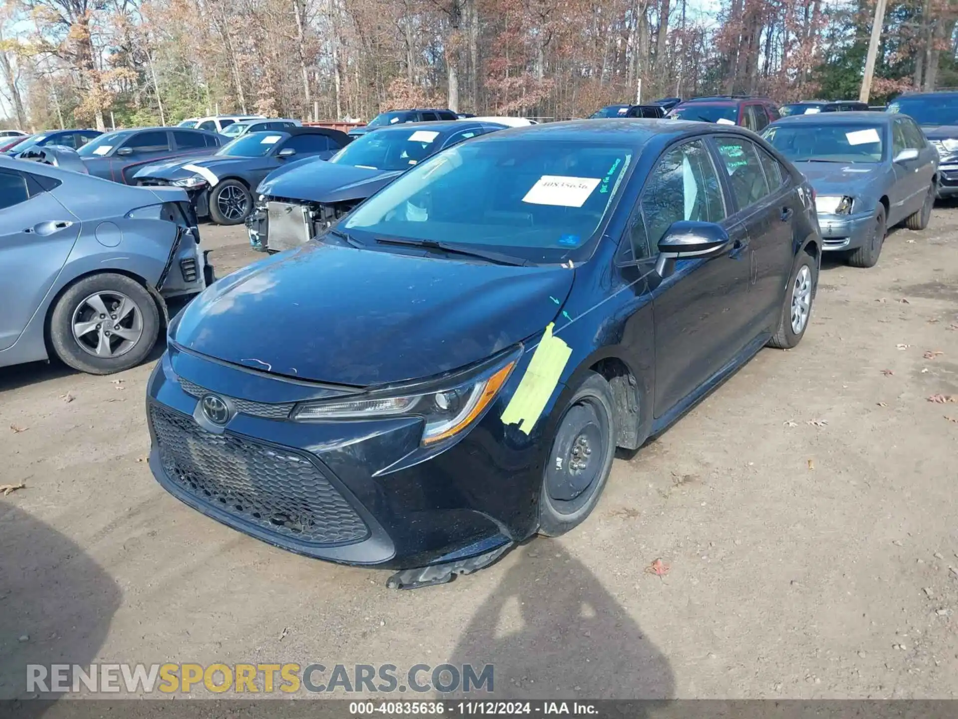 2 Photograph of a damaged car 5YFEPMAEXMP224830 TOYOTA COROLLA 2021
