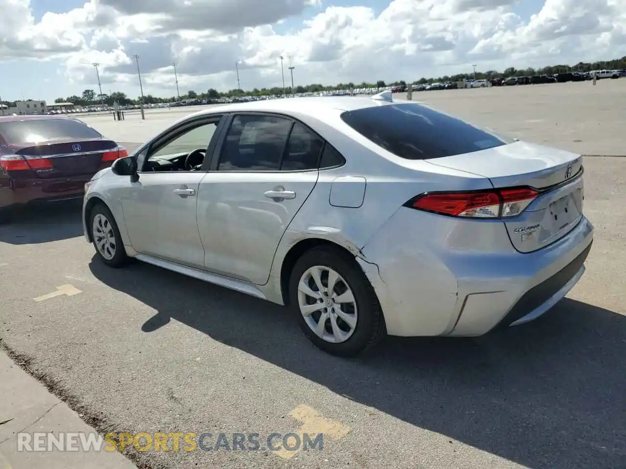 2 Photograph of a damaged car 5YFEPMAEXMP225038 TOYOTA COROLLA 2021