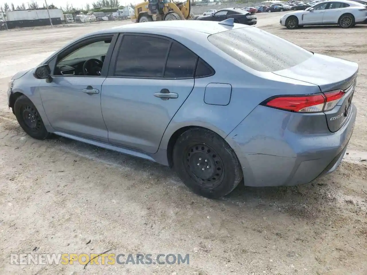 2 Photograph of a damaged car 5YFEPMAEXMP226965 TOYOTA COROLLA 2021