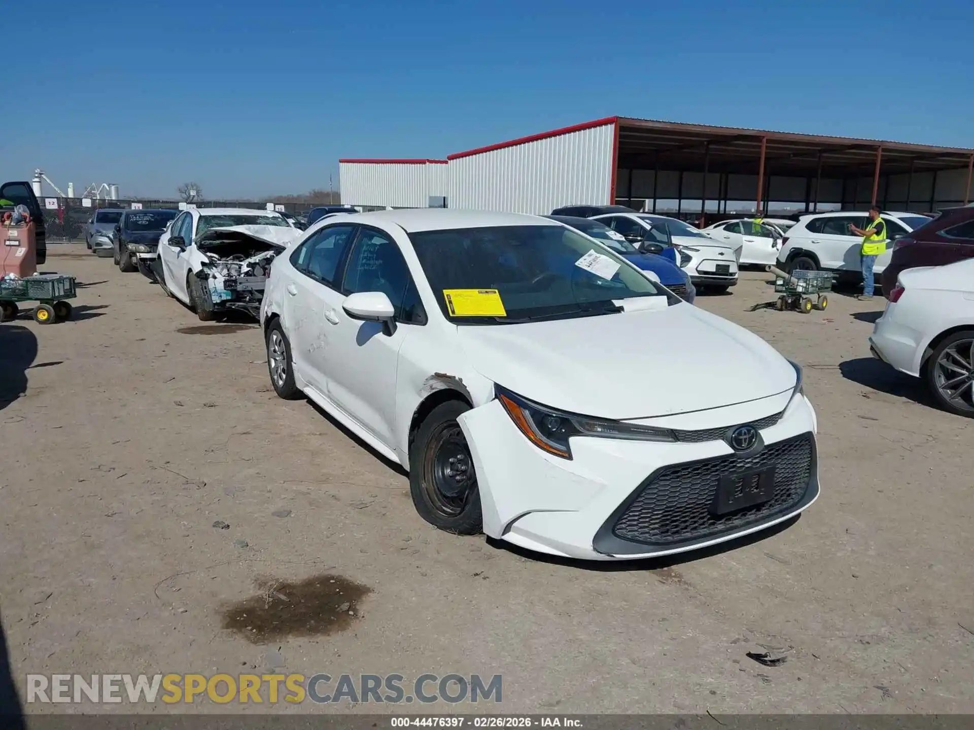 1 Photograph of a damaged car 5YFEPMAEXMP232345 TOYOTA COROLLA 2021