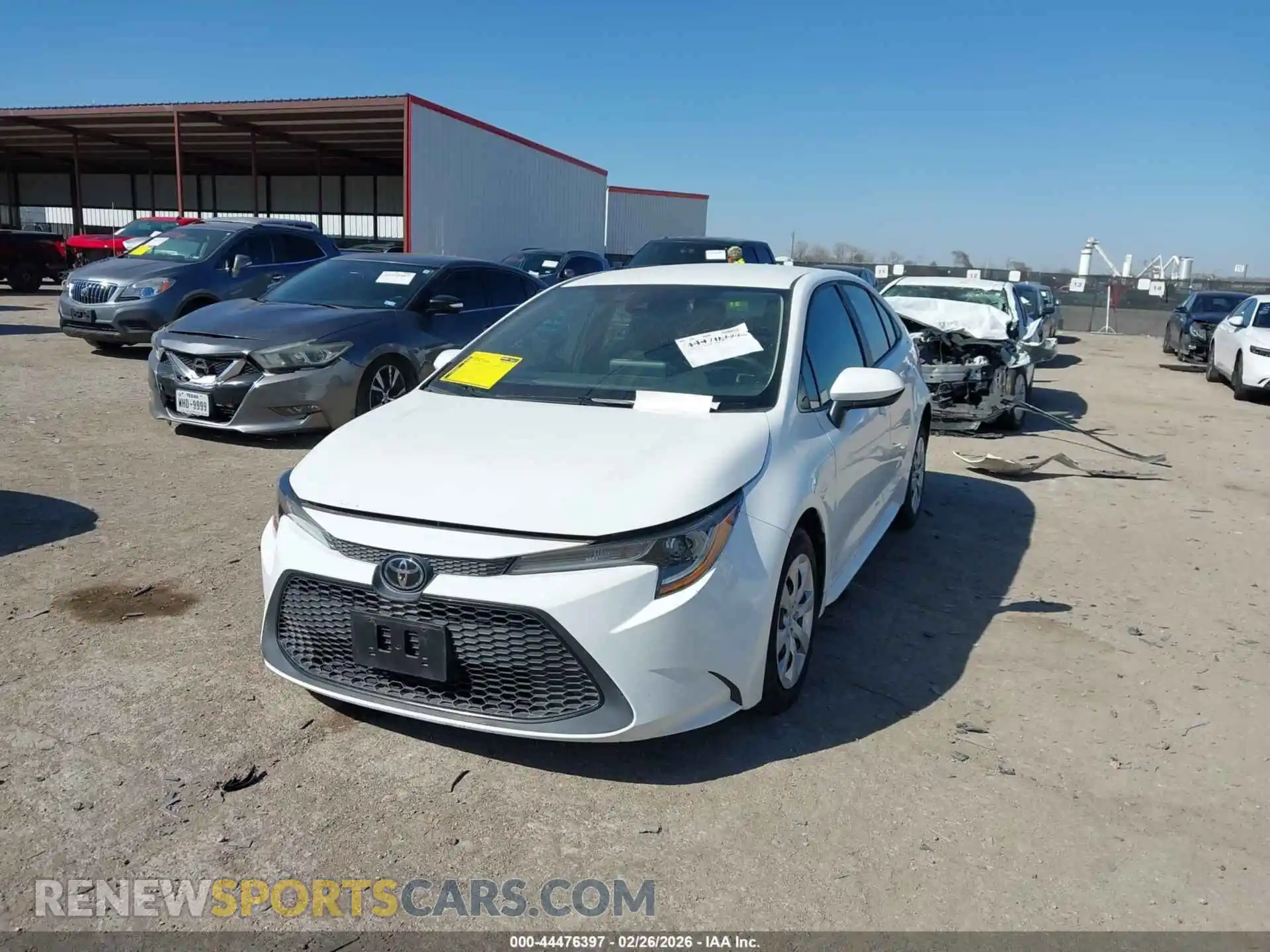 2 Photograph of a damaged car 5YFEPMAEXMP232345 TOYOTA COROLLA 2021