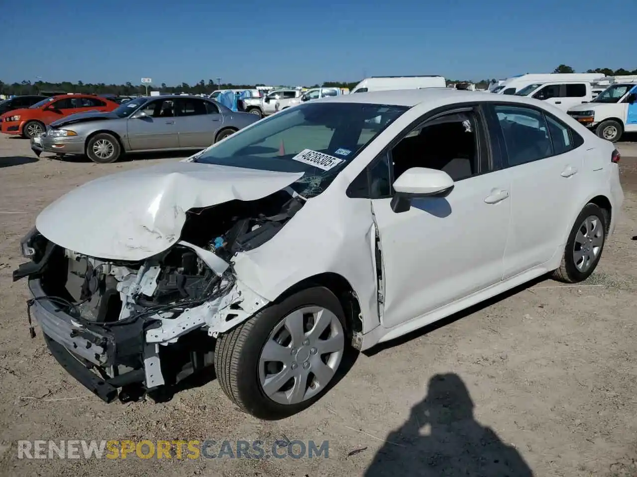 1 Photograph of a damaged car 5YFEPMAEXMP233155 TOYOTA COROLLA 2021