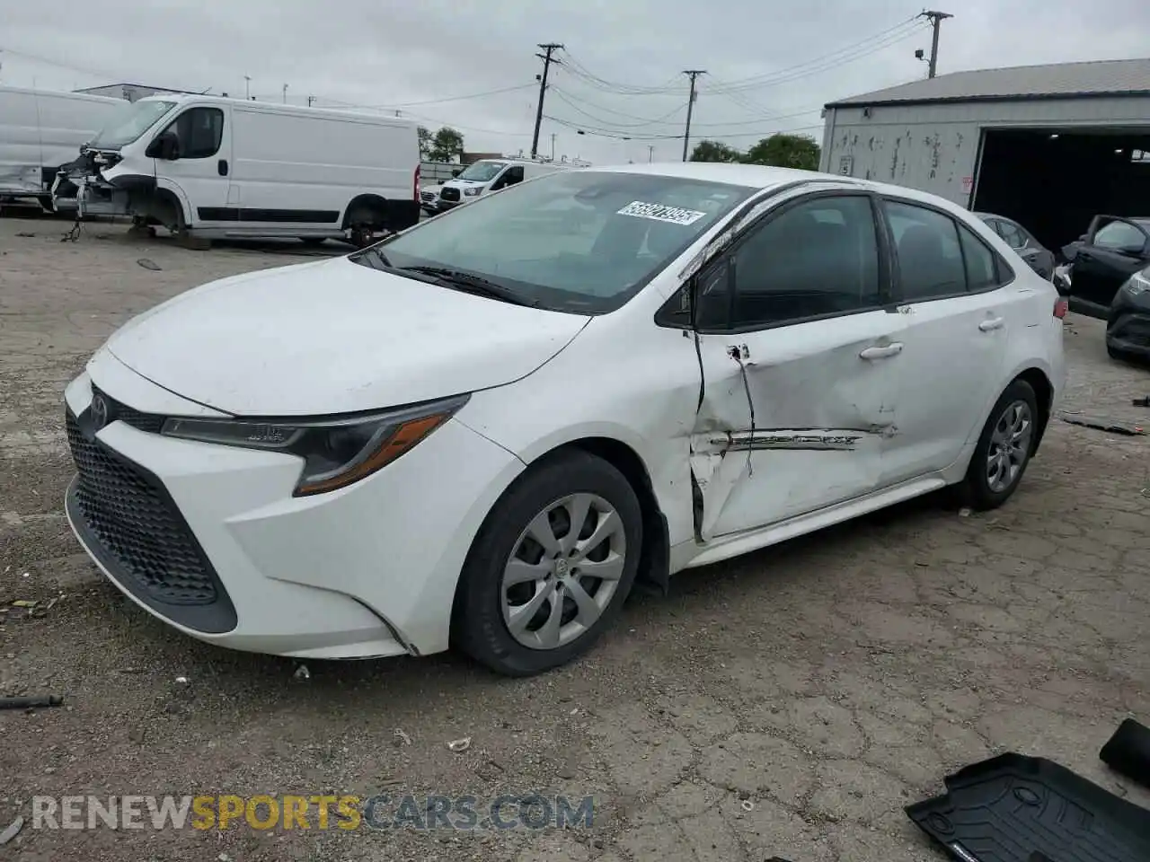 1 Photograph of a damaged car 5YFEPMAEXMP234712 TOYOTA COROLLA 2021