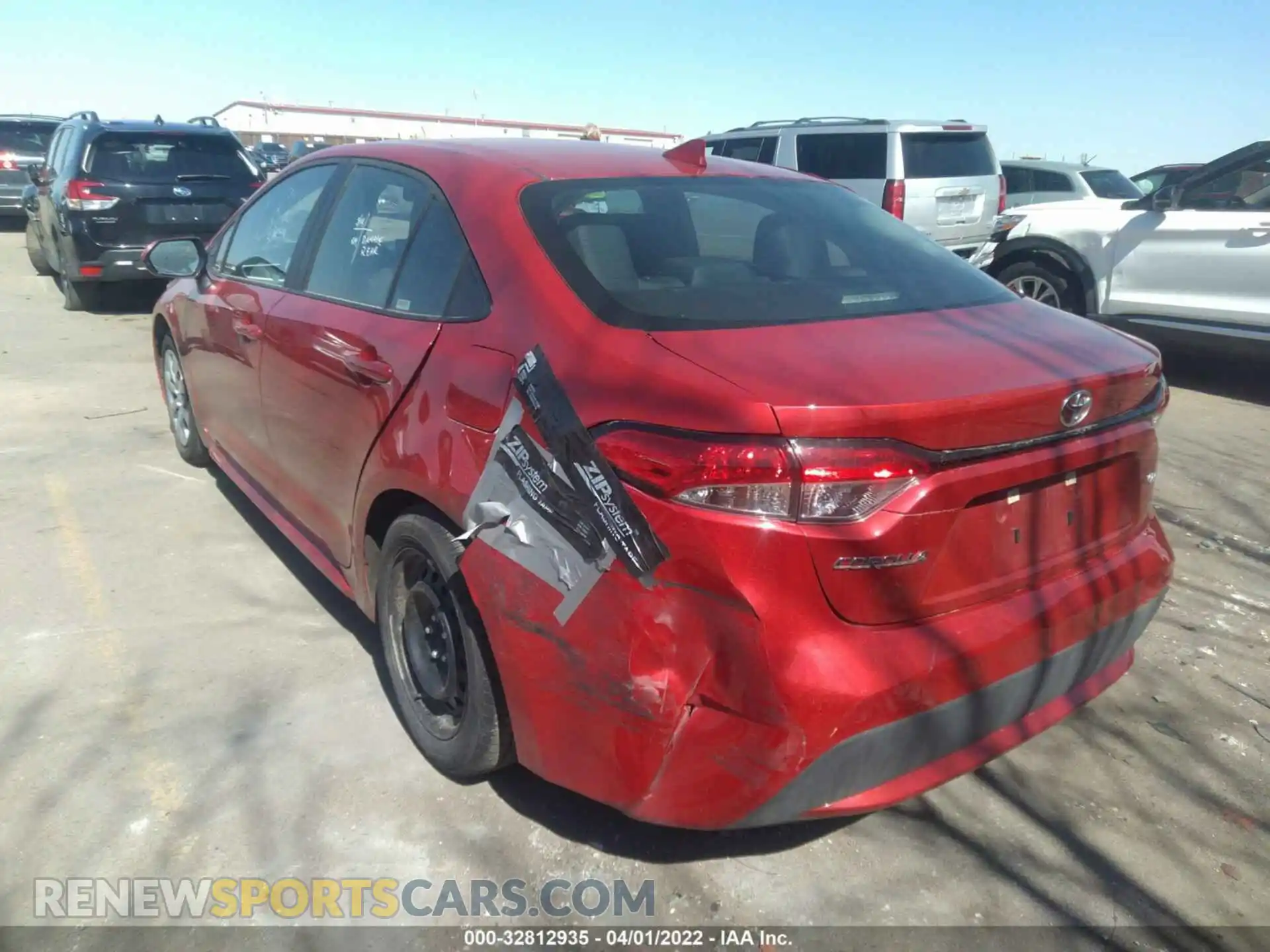 3 Photograph of a damaged car 5YFEPMAEXMP238579 TOYOTA COROLLA 2021
