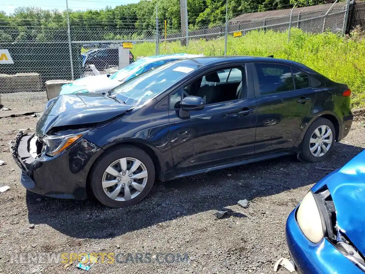 1 fotografías del automóvil dañado 5YFEPMAEXMP238761 TOYOTA COROLLA 2021