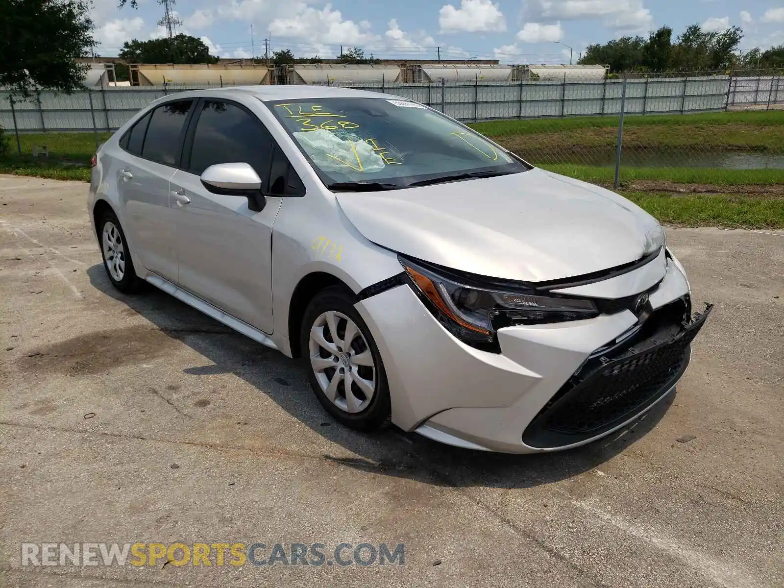1 Photograph of a damaged car 5YFEPMAEXMP238873 TOYOTA COROLLA 2021