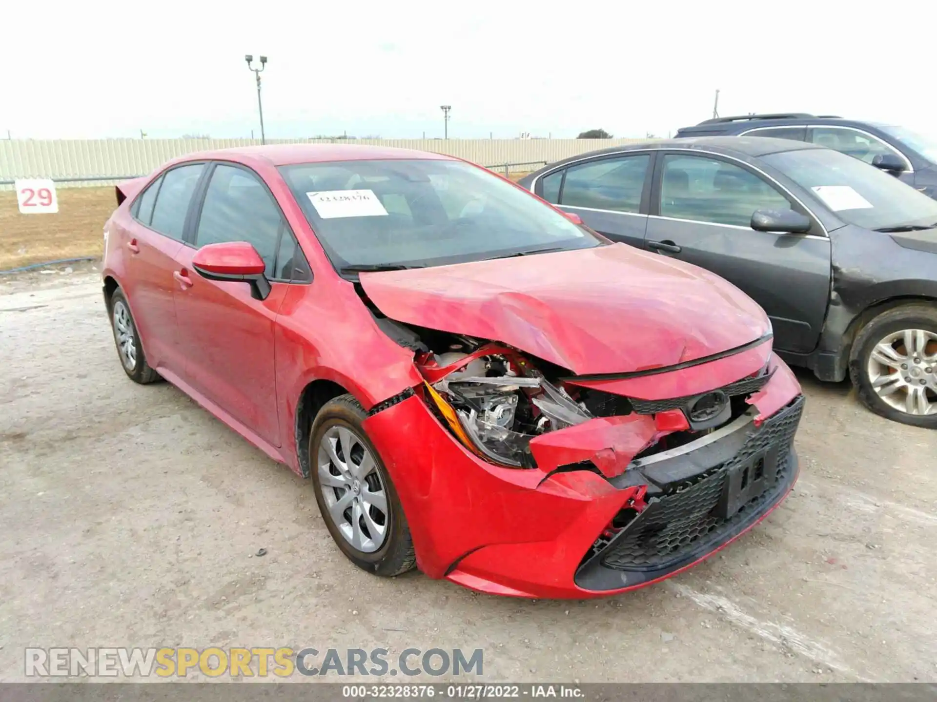 1 Photograph of a damaged car 5YFEPMAEXMP239022 TOYOTA COROLLA 2021