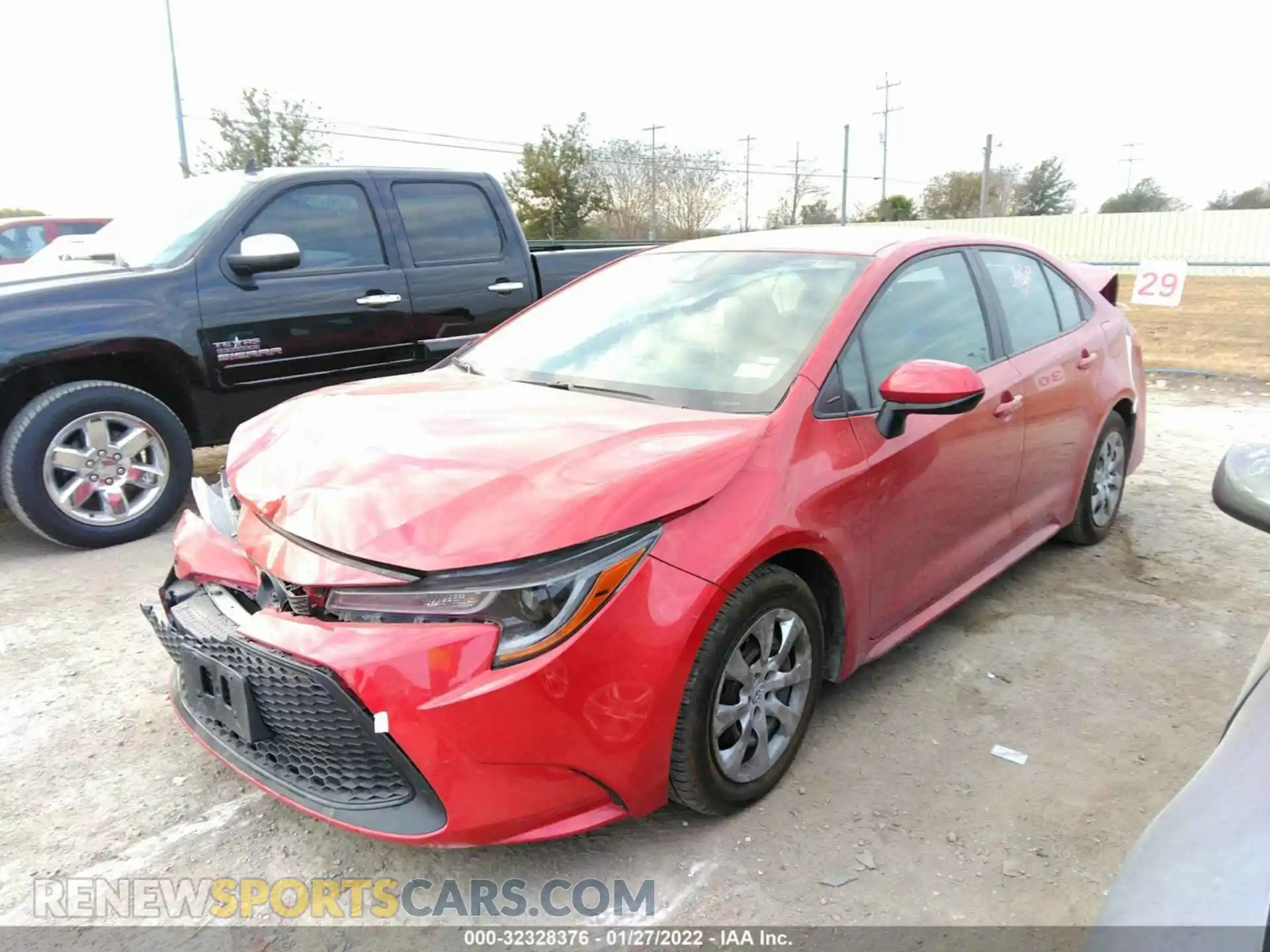 2 Photograph of a damaged car 5YFEPMAEXMP239022 TOYOTA COROLLA 2021