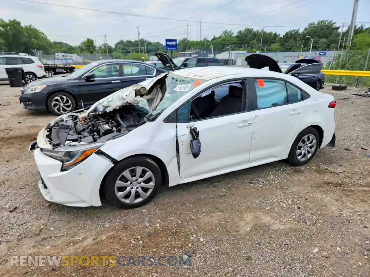 1 fotografías del automóvil dañado 5YFEPMAEXMP241983 TOYOTA COROLLA 2021
