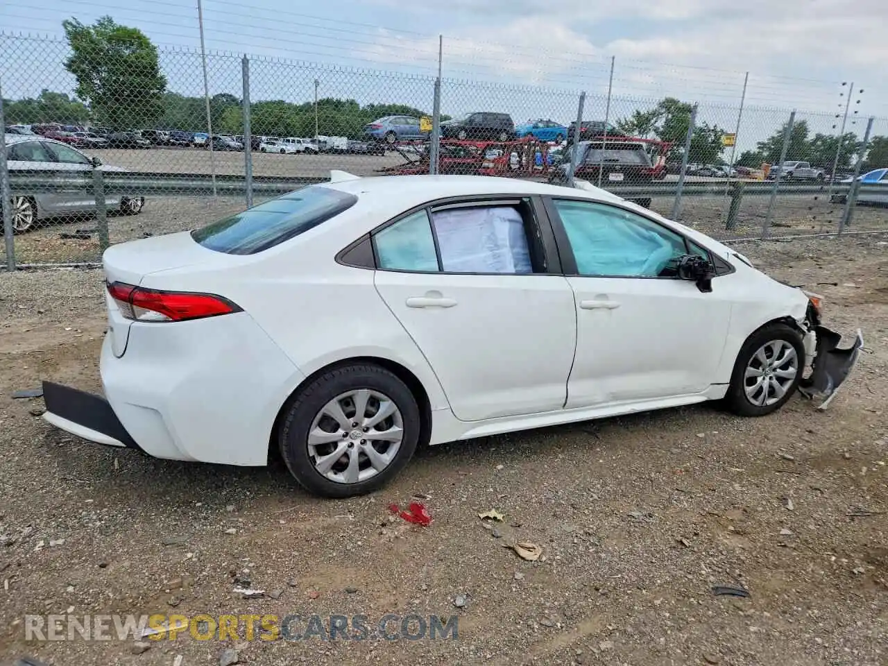 3 fotografías del automóvil dañado 5YFEPMAEXMP241983 TOYOTA COROLLA 2021