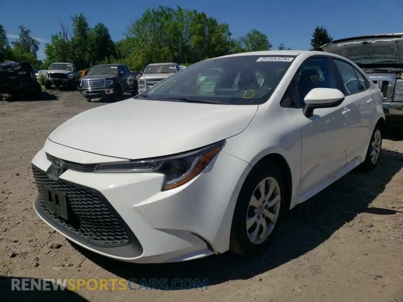 2 Photograph of a damaged car 5YFEPMAEXMP243118 TOYOTA COROLLA 2021