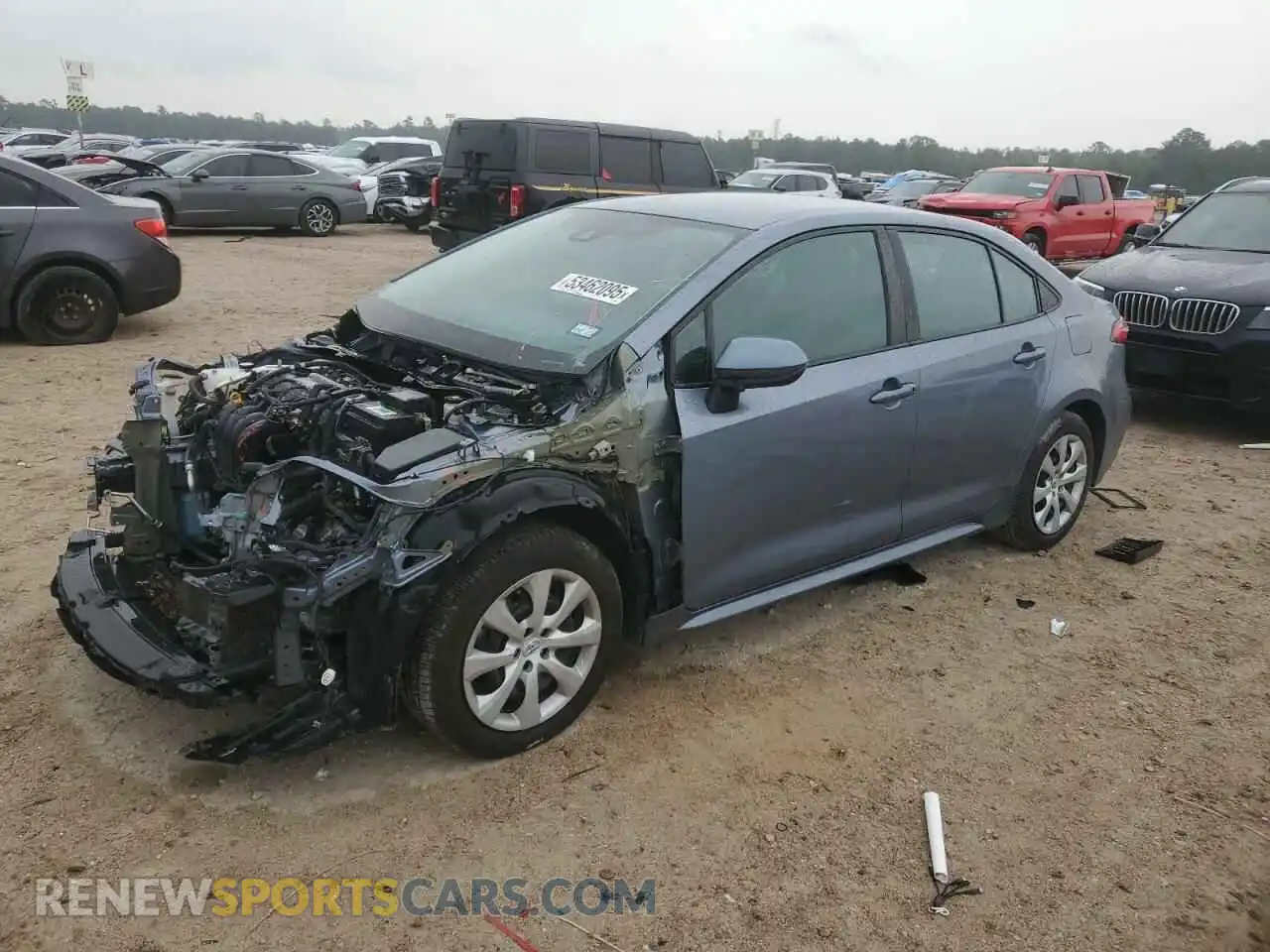 1 Photograph of a damaged car 5YFEPMAEXMP247086 TOYOTA COROLLA 2021