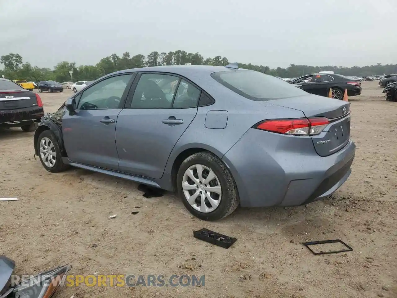 2 Photograph of a damaged car 5YFEPMAEXMP247086 TOYOTA COROLLA 2021