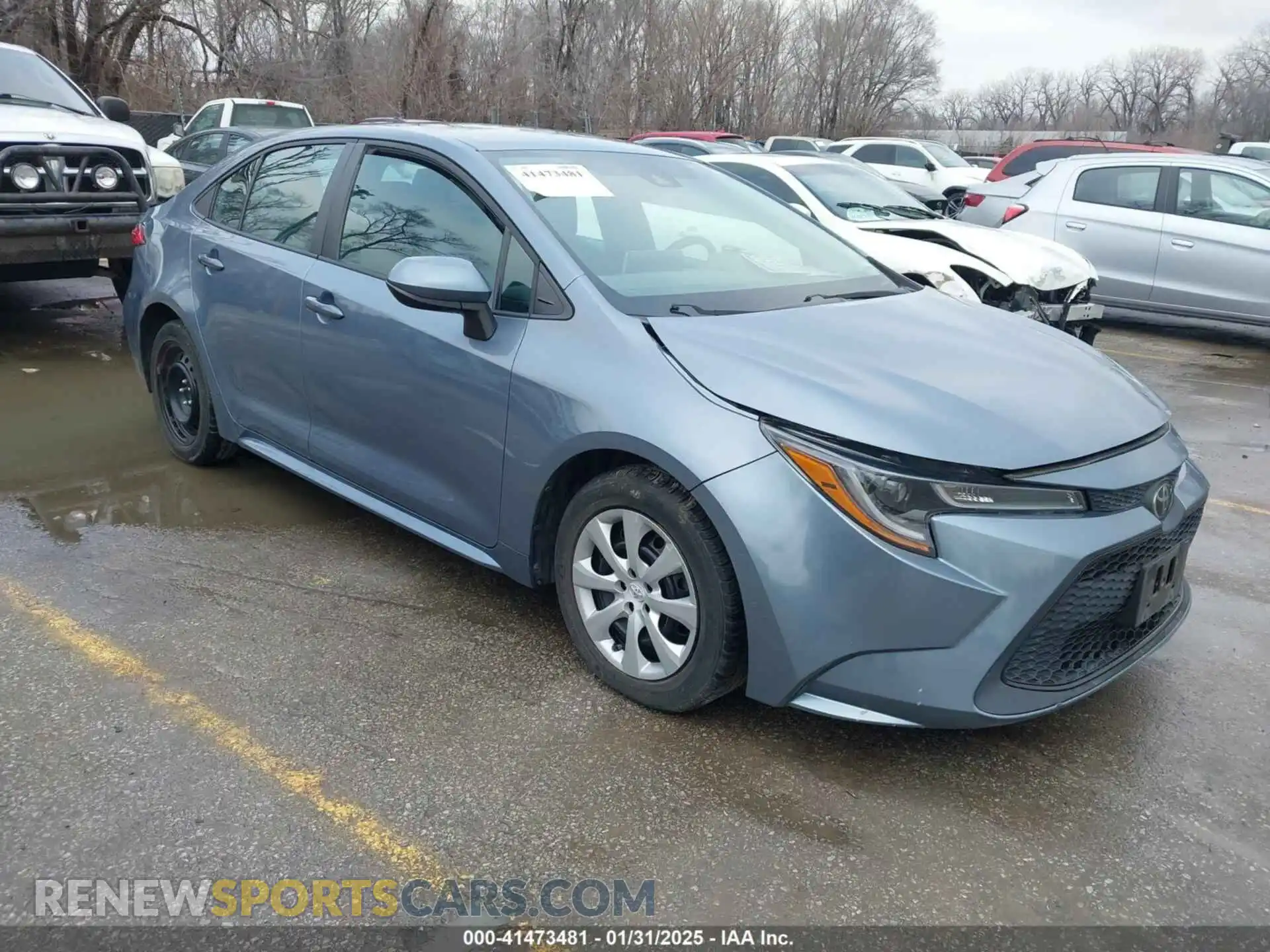 1 fotografías del automóvil dañado 5YFEPMAEXMP248951 TOYOTA COROLLA 2021
