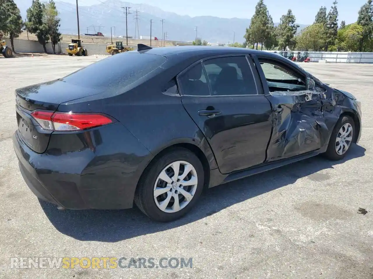 3 Photograph of a damaged car 5YFEPMAEXMP251395 TOYOTA COROLLA 2021