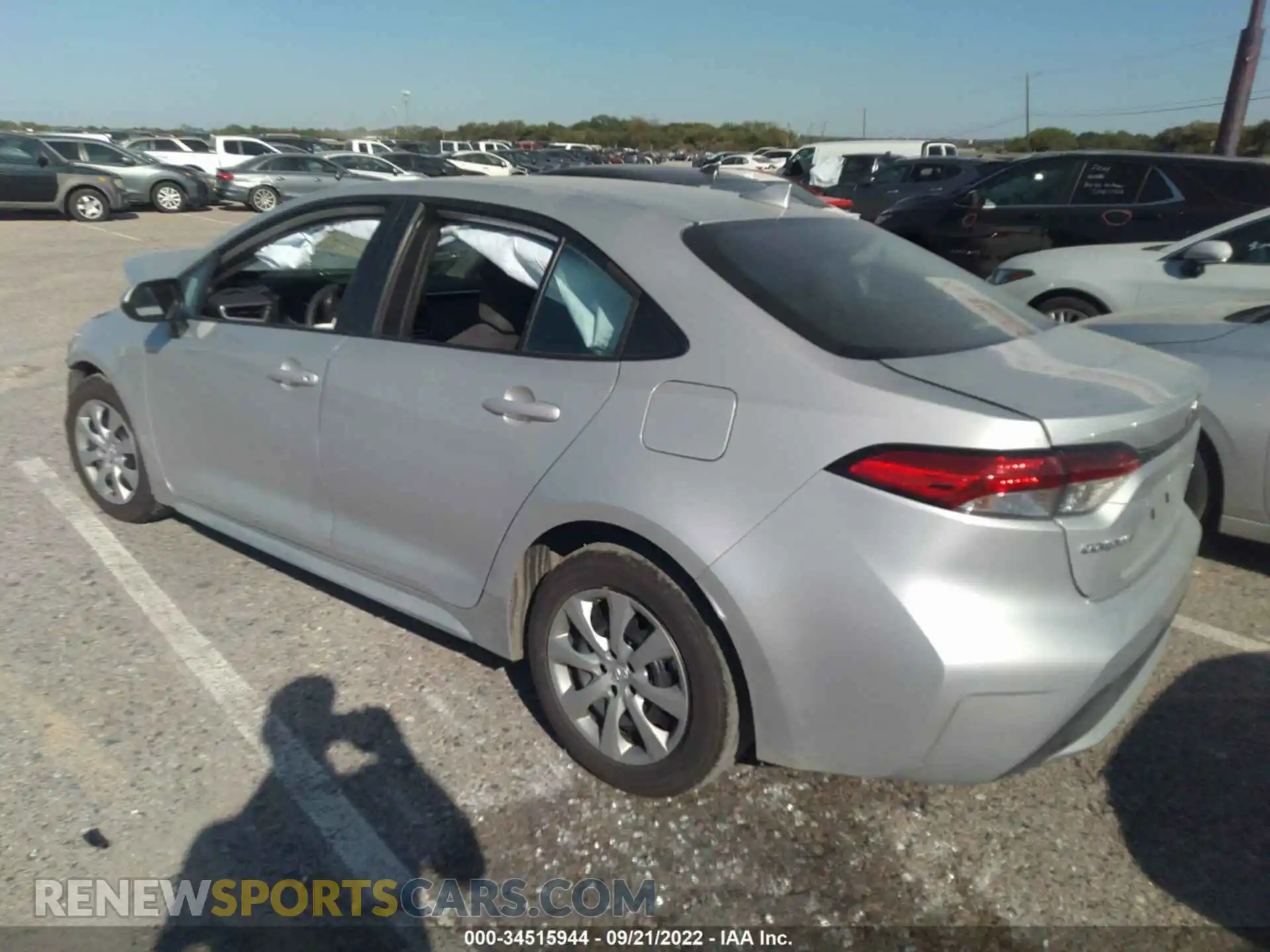 3 Photograph of a damaged car 5YFEPMAEXMP253695 TOYOTA COROLLA 2021