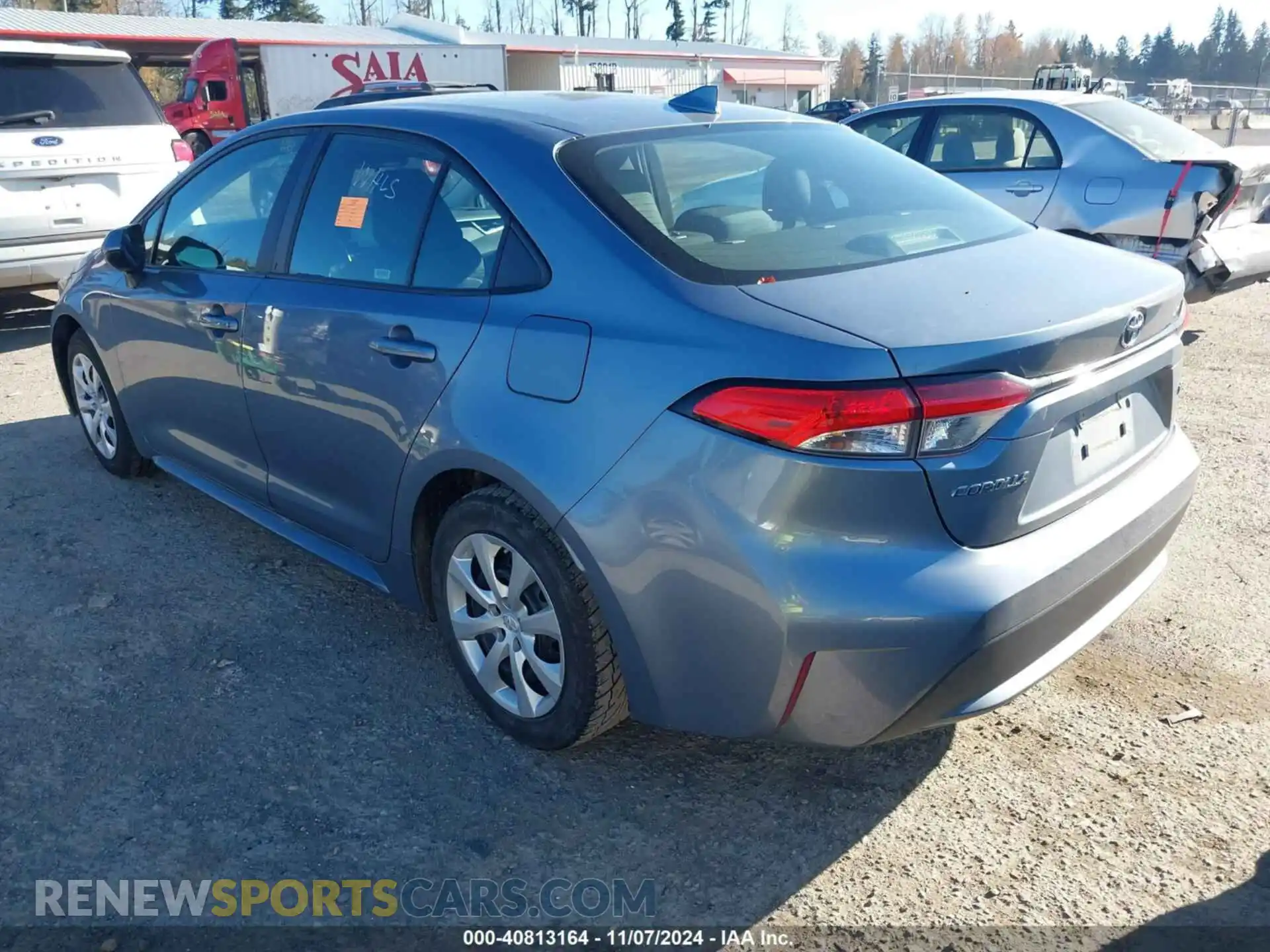 3 fotografías del automóvil dañado 5YFEPMAEXMP254863 TOYOTA COROLLA 2021