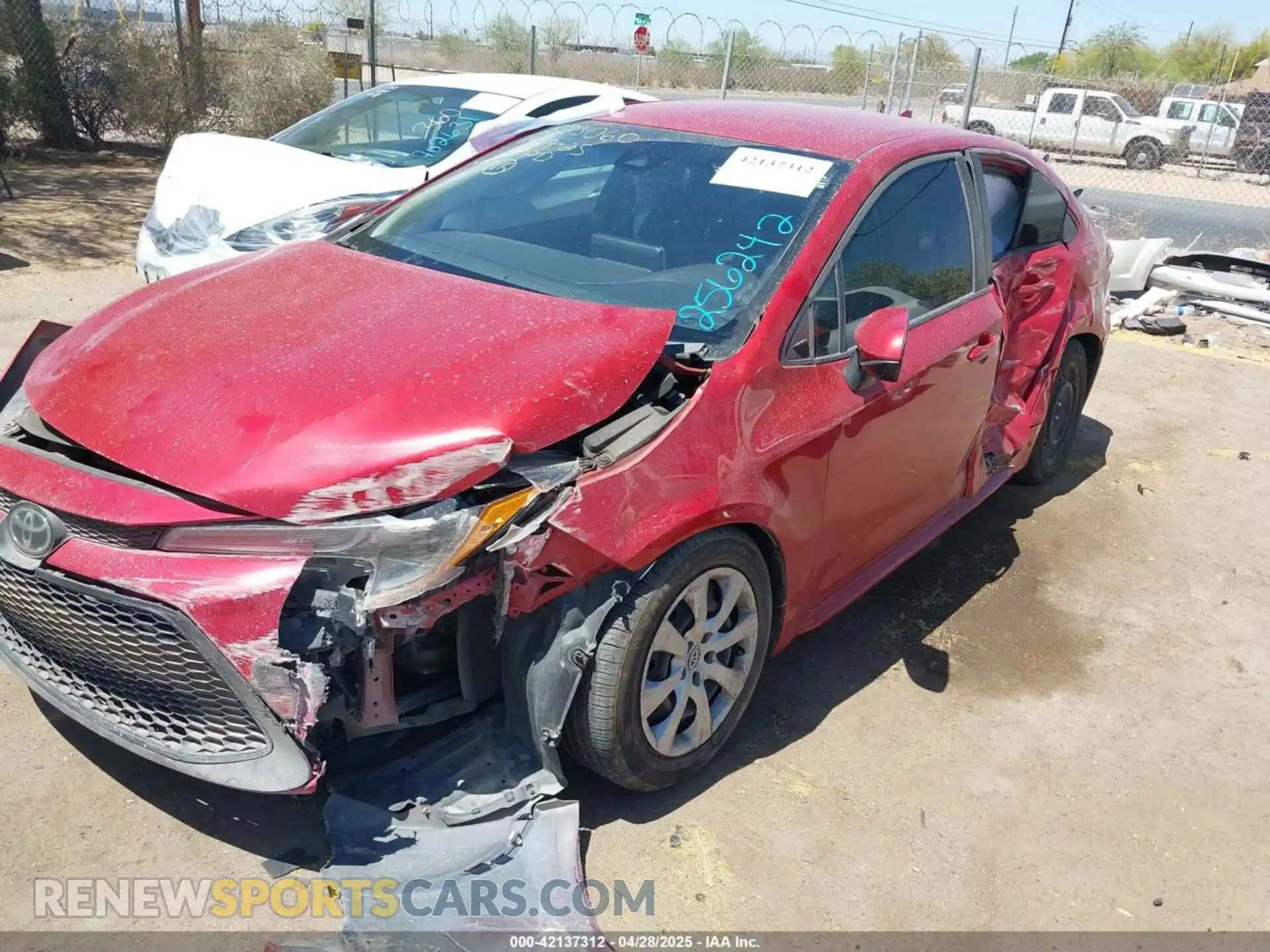 2 Photograph of a damaged car 5YFEPMAEXMP256242 TOYOTA COROLLA 2021