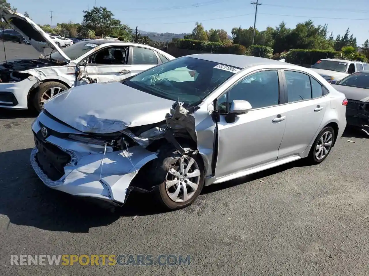 1 Photograph of a damaged car 5YFEPMAEXMP257469 TOYOTA COROLLA 2021