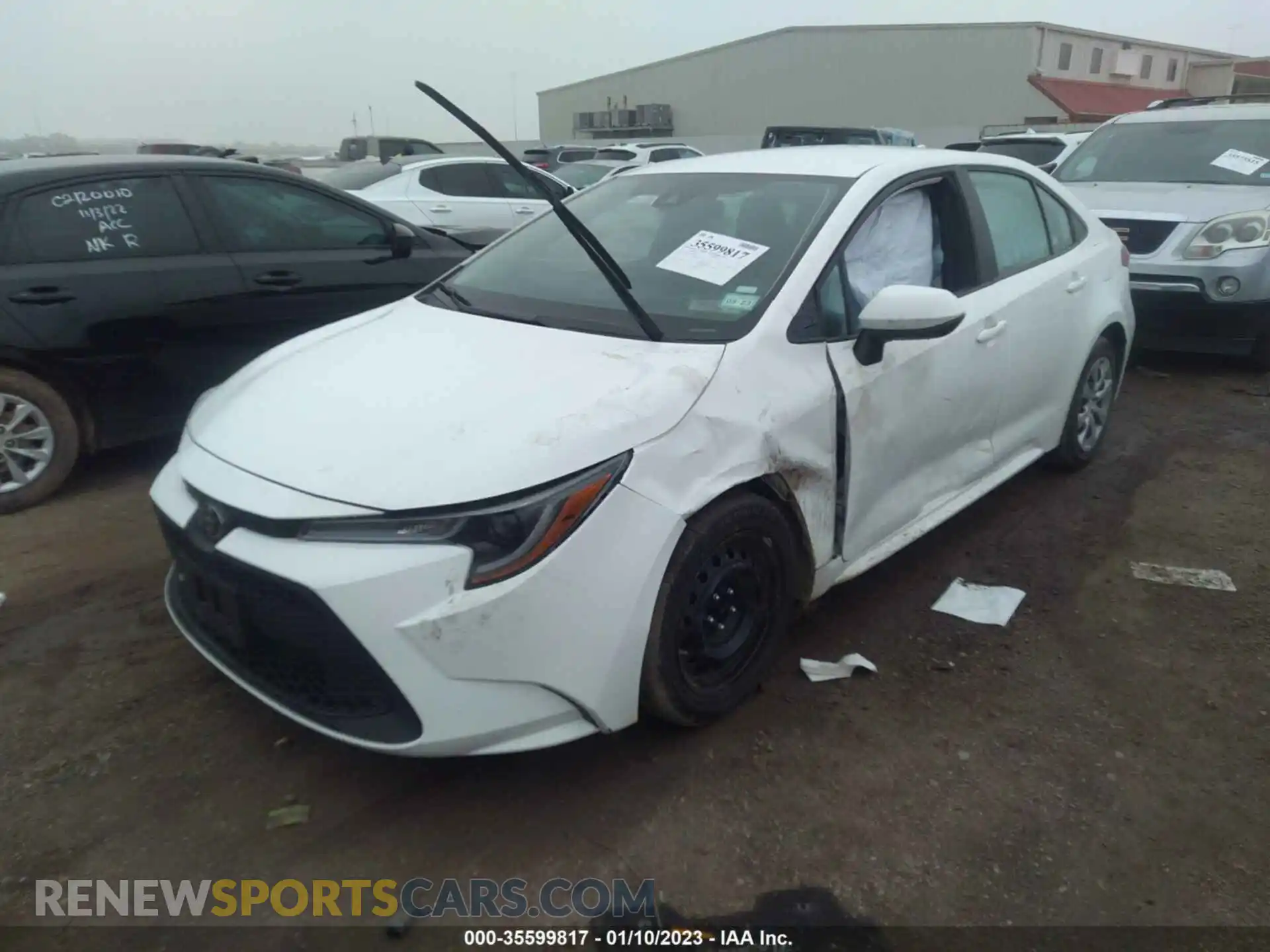 2 Photograph of a damaged car 5YFEPMAEXMP262123 TOYOTA COROLLA 2021