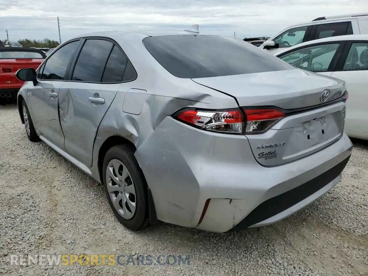 3 Фотография поврежденного автомобиля 5YFEPMAEXMP266379 TOYOTA COROLLA 2021