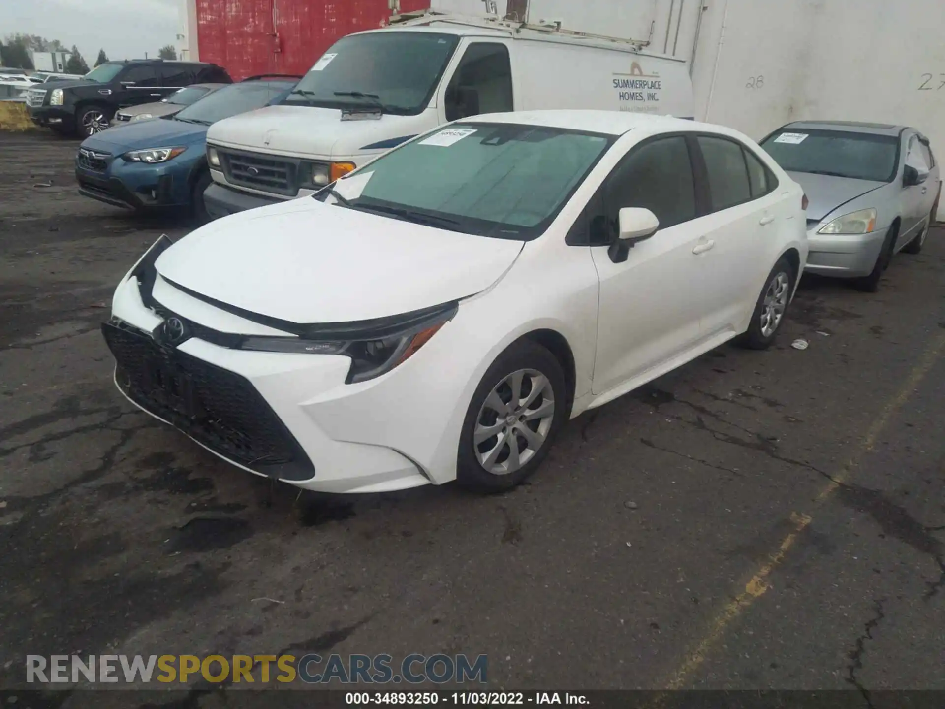 2 Photograph of a damaged car 5YFEPMAEXMP267080 TOYOTA COROLLA 2021