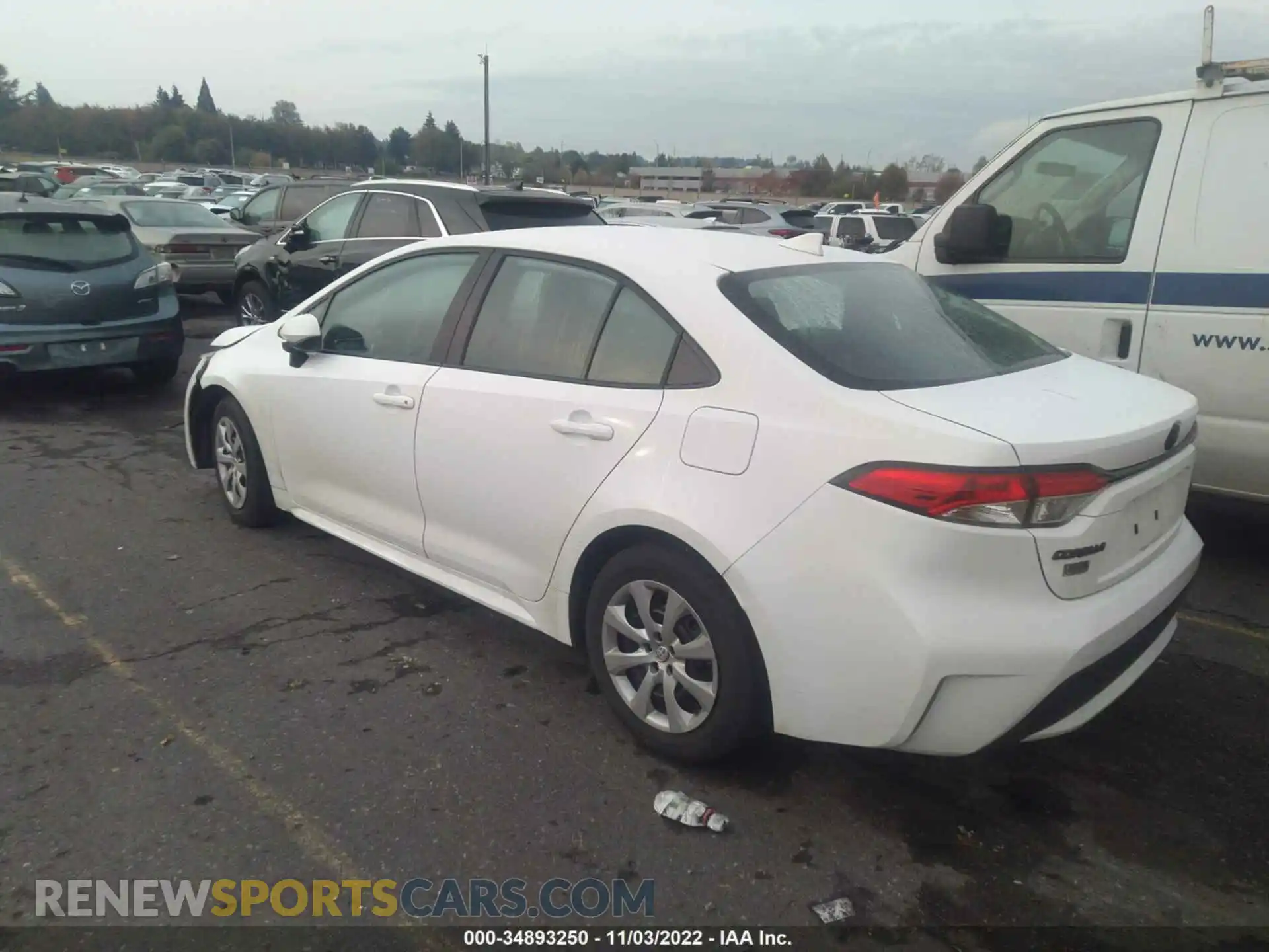 3 Photograph of a damaged car 5YFEPMAEXMP267080 TOYOTA COROLLA 2021