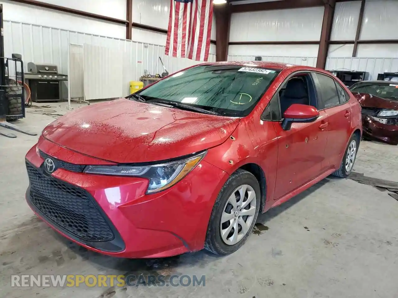 2 Фотография поврежденного автомобиля 5YFEPMAEXMP269427 TOYOTA COROLLA 2021