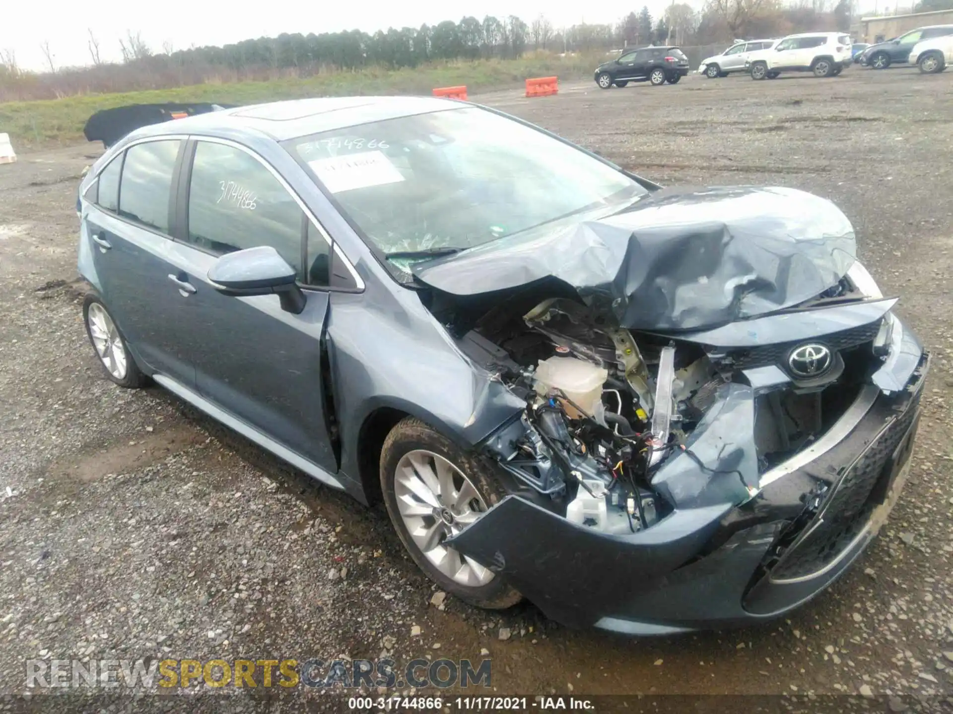 1 Фотография поврежденного автомобиля 5YFFPMAE5MP206594 TOYOTA COROLLA 2021