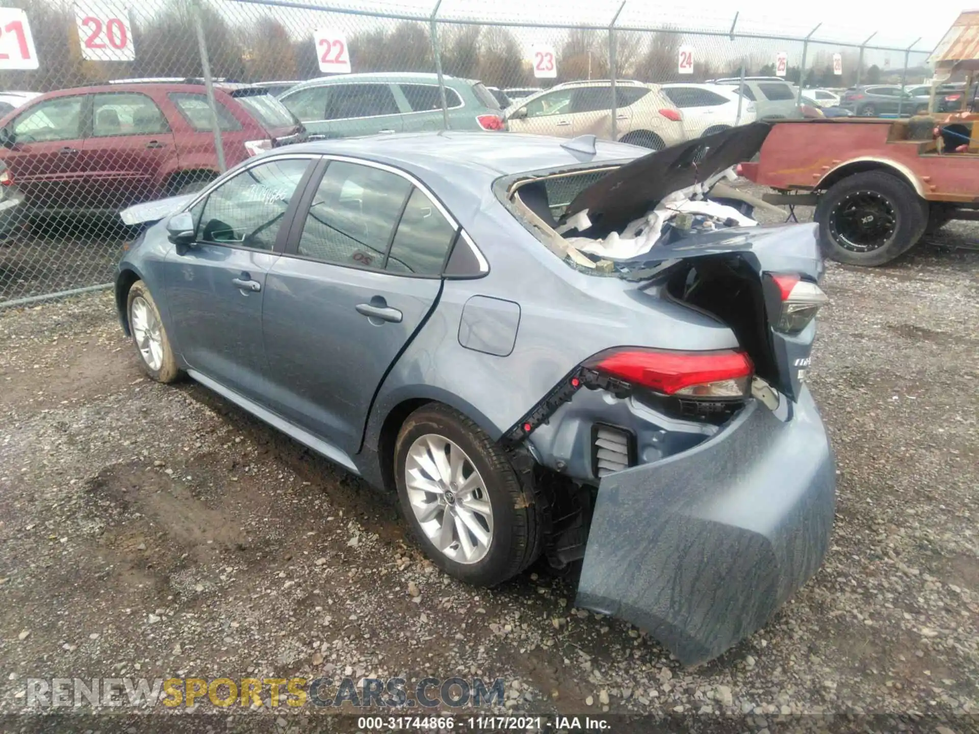 3 Фотография поврежденного автомобиля 5YFFPMAE5MP206594 TOYOTA COROLLA 2021