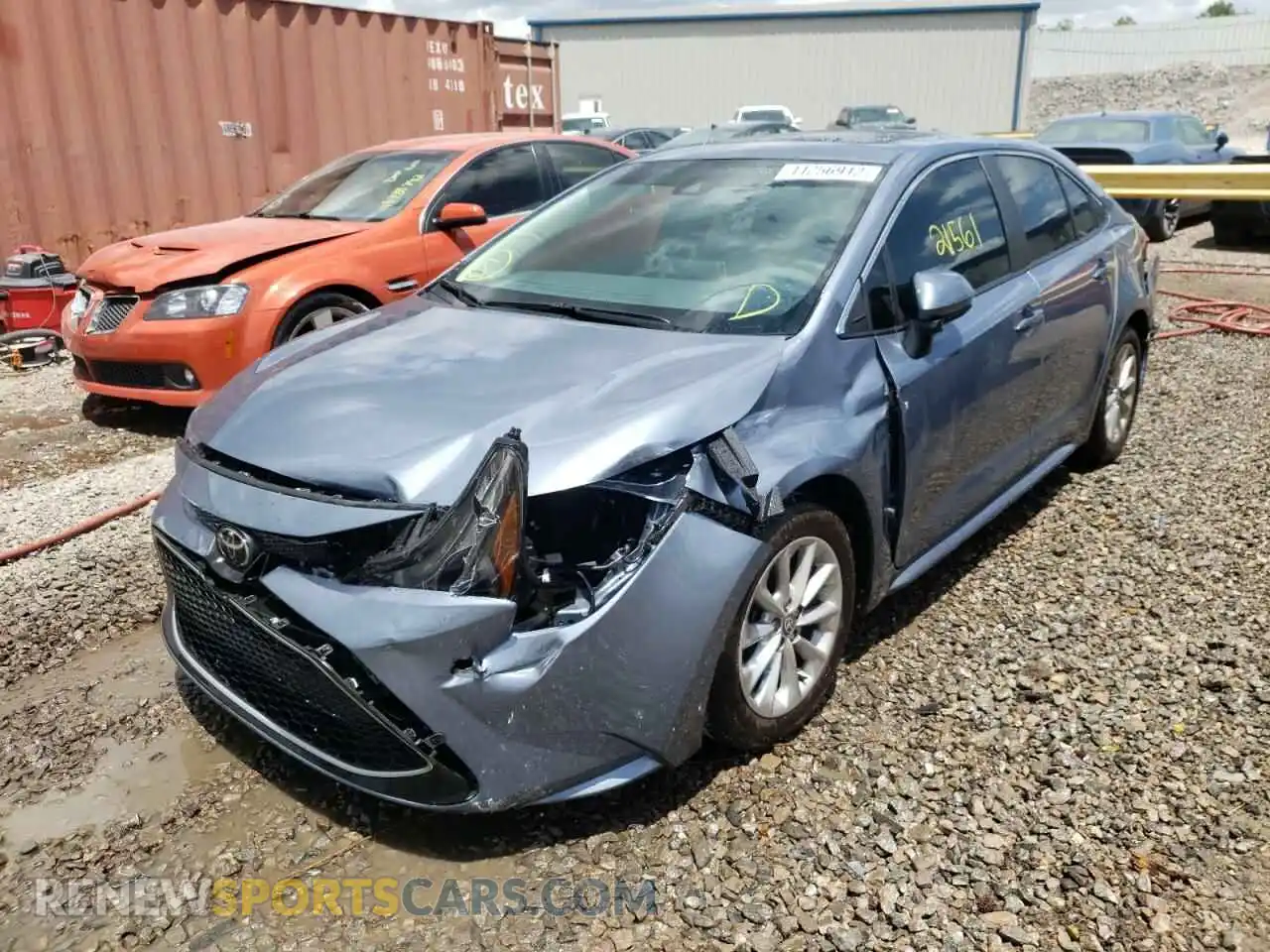 2 Photograph of a damaged car 5YFFPMAE6MP258168 TOYOTA COROLLA 2021