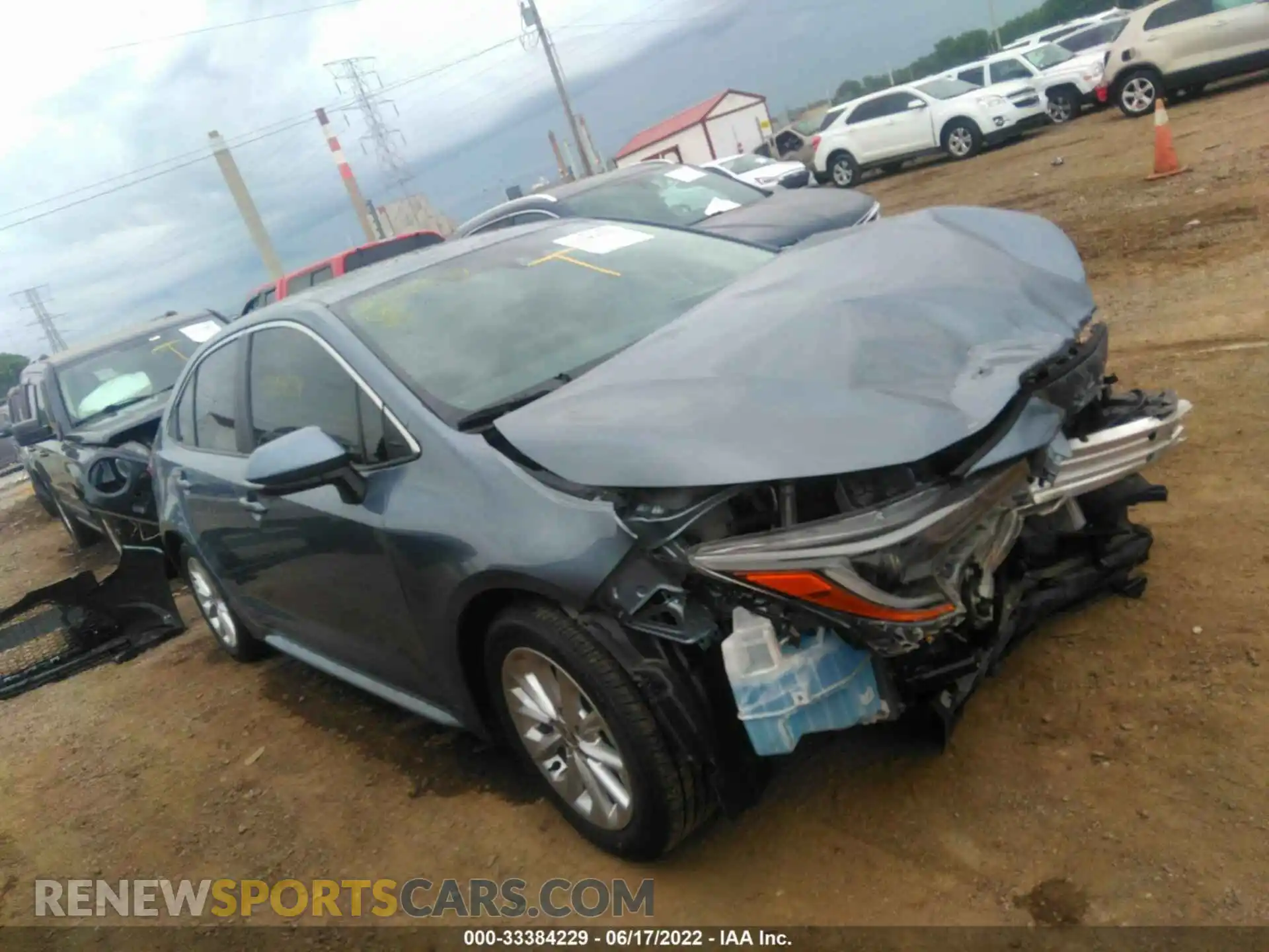 1 Photograph of a damaged car 5YFFPMAE7MP174277 TOYOTA COROLLA 2021