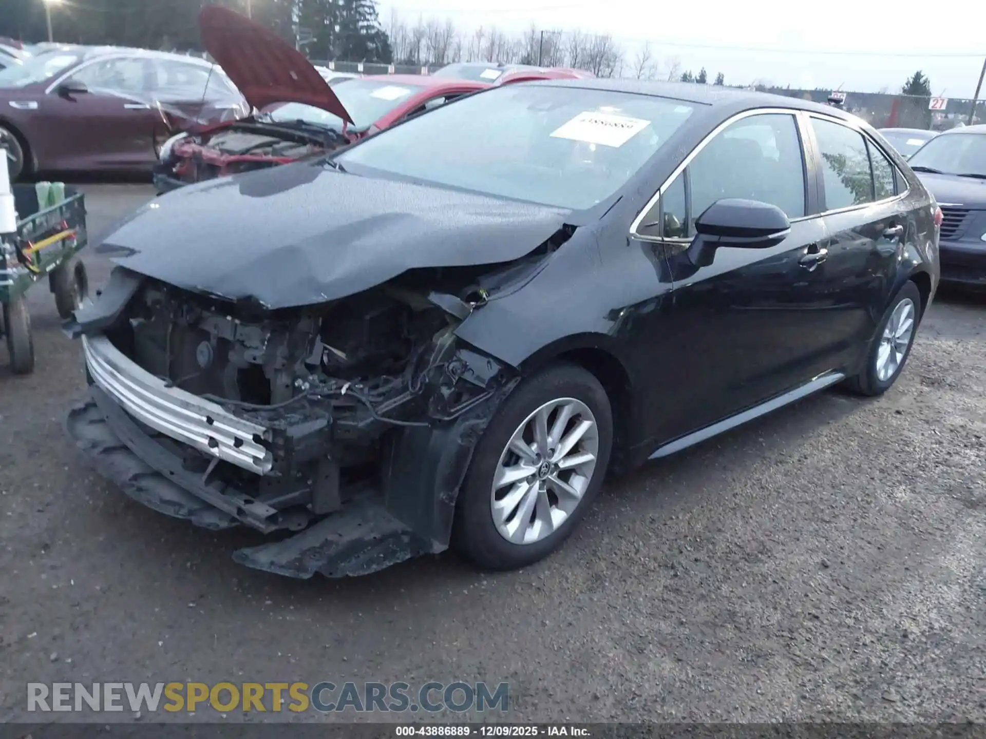 2 Photograph of a damaged car 5YFFPMAE9MP183336 TOYOTA COROLLA 2021