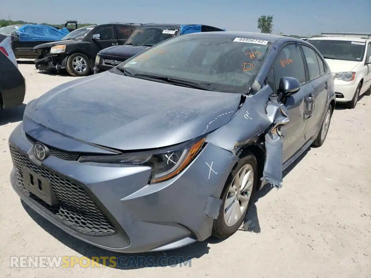 2 Photograph of a damaged car 5YFHPMAE2MP163132 TOYOTA COROLLA 2021