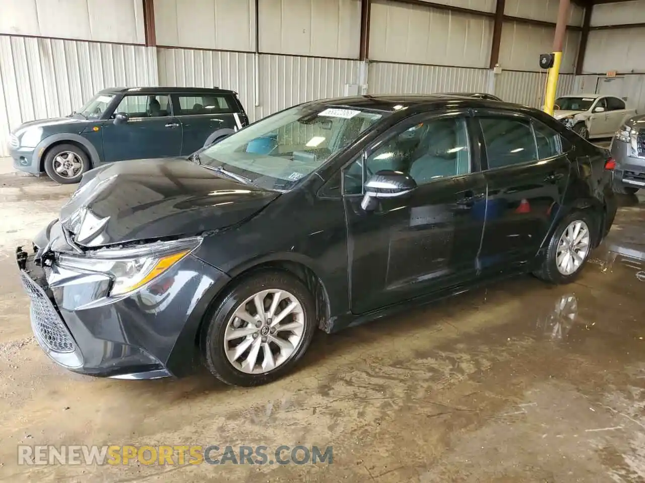 1 Photograph of a damaged car 5YFHPMAE3MP214864 TOYOTA COROLLA 2021