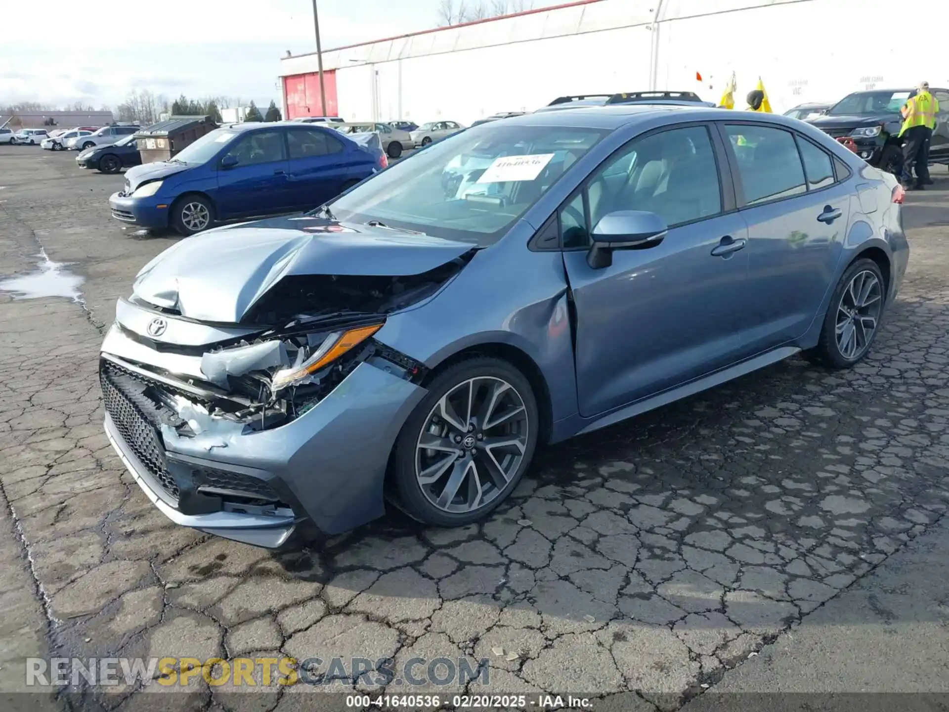 2 Photograph of a damaged car 5YFM4MCE1MP066007 TOYOTA COROLLA 2021