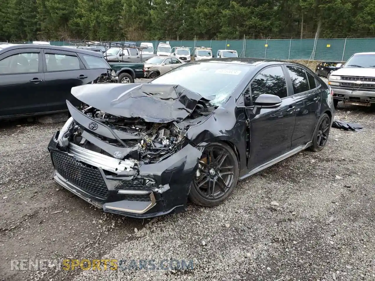 1 Photograph of a damaged car 5YFM4MCE1MP091859 TOYOTA COROLLA 2021