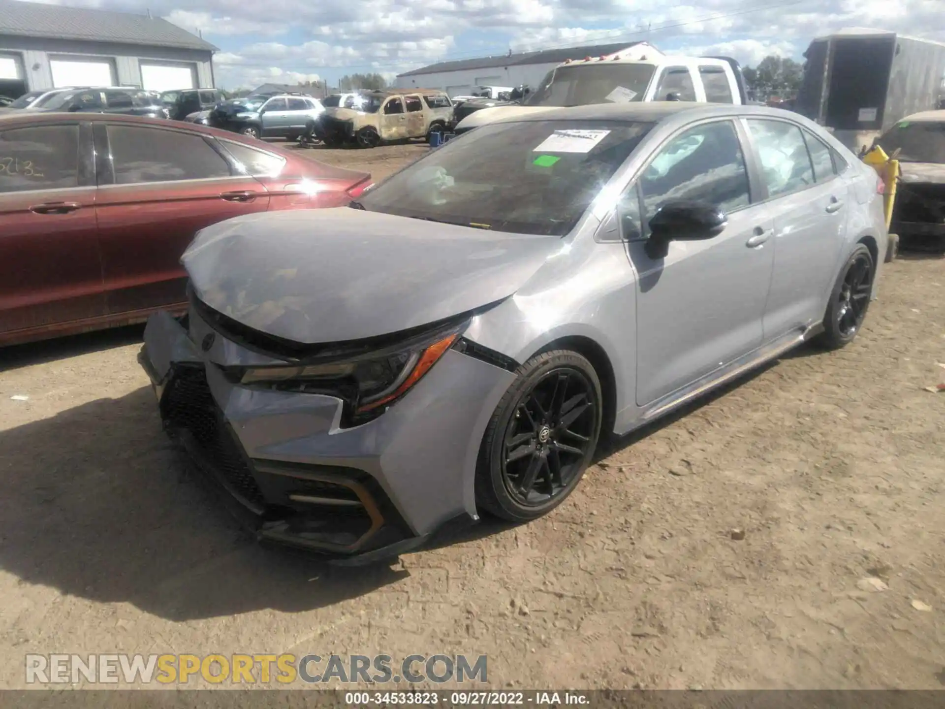 2 Photograph of a damaged car 5YFM4MCE3MP078580 TOYOTA COROLLA 2021