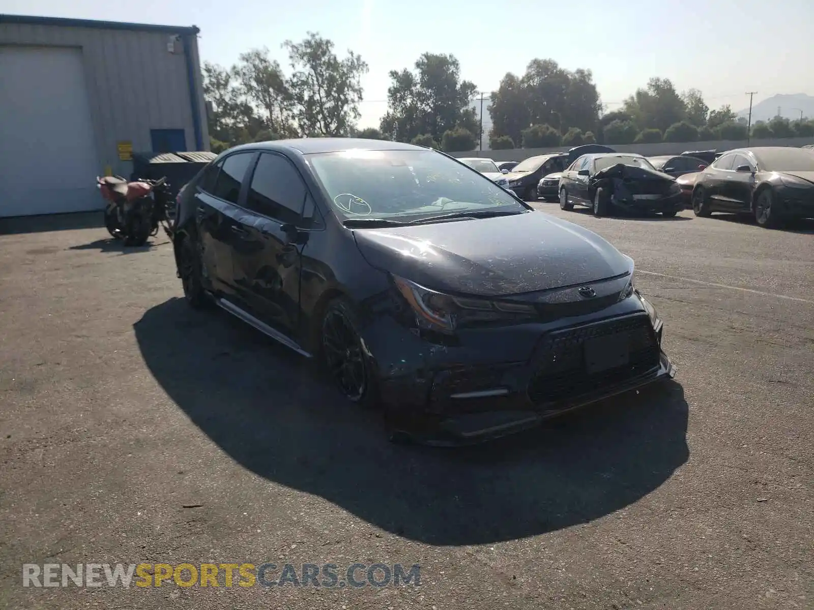 1 fotografías del automóvil dañado 5YFM4MCE4MP066910 TOYOTA COROLLA 2021