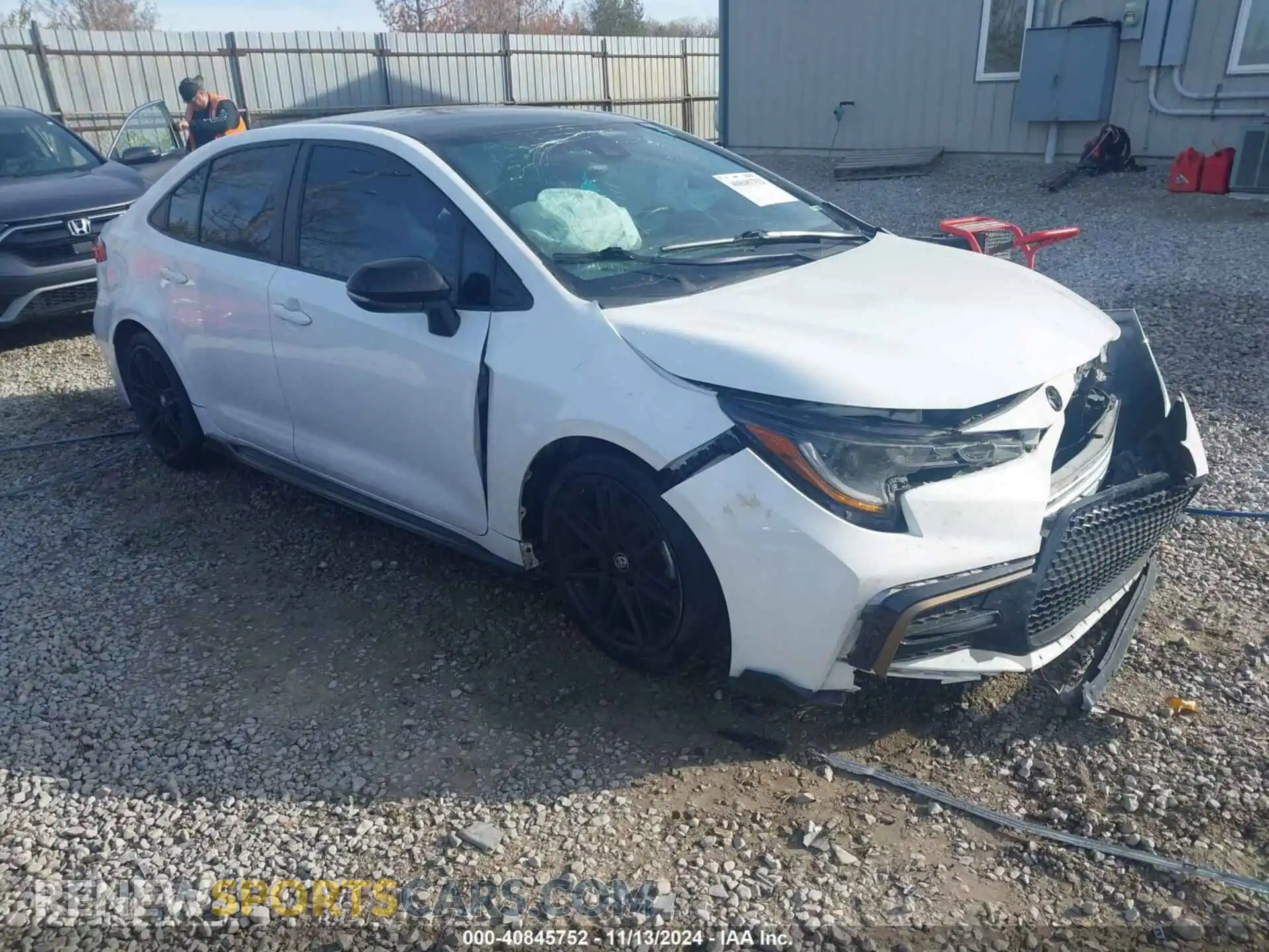1 Photograph of a damaged car 5YFM4MCE8MP066747 TOYOTA COROLLA 2021