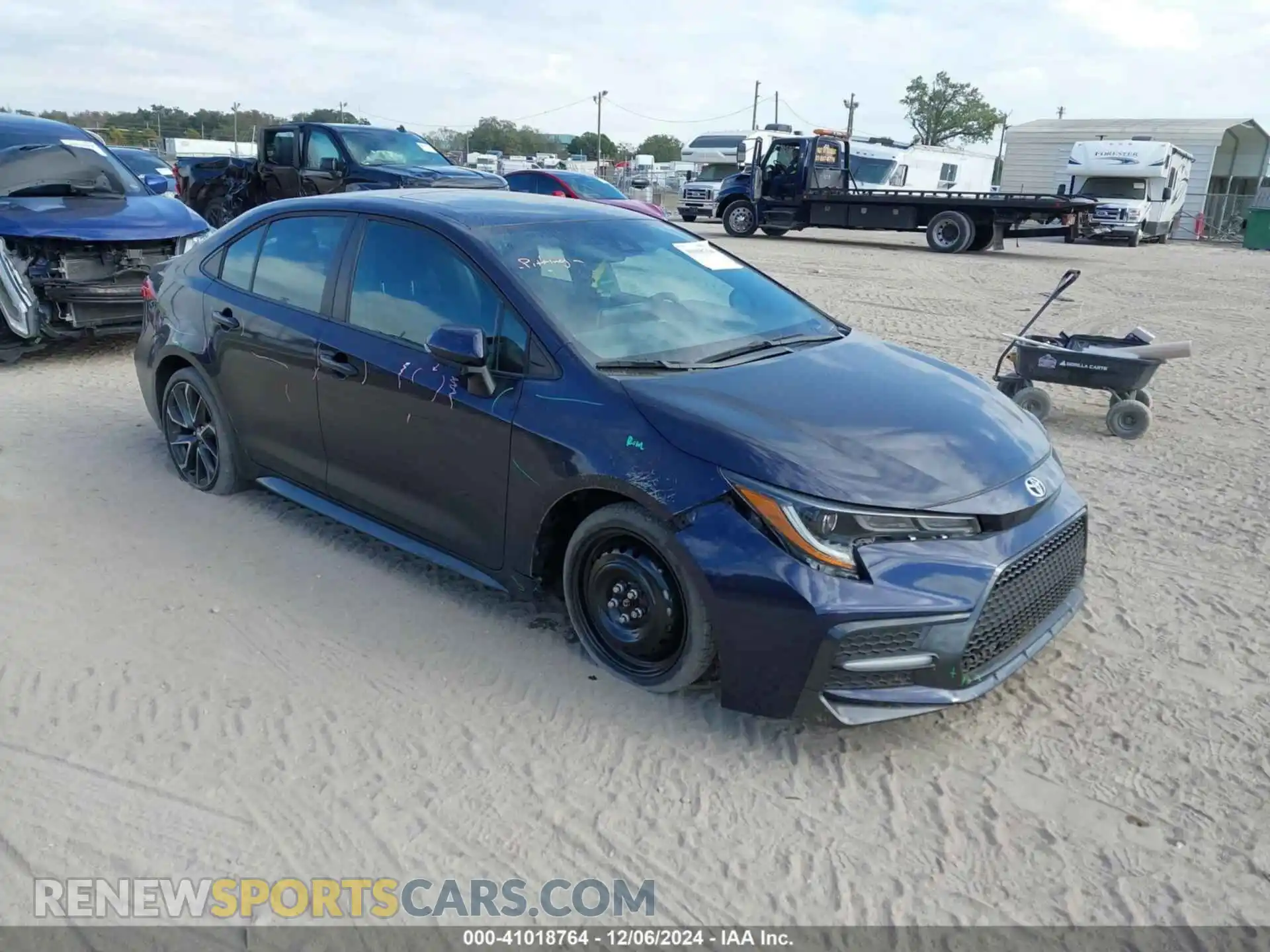 1 Photograph of a damaged car 5YFP4MCE1MP086612 TOYOTA COROLLA 2021