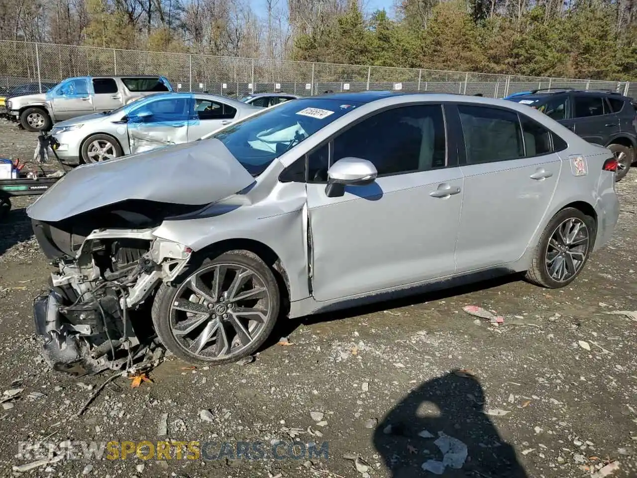 1 Photograph of a damaged car 5YFP4MCE3MP083484 TOYOTA COROLLA 2021