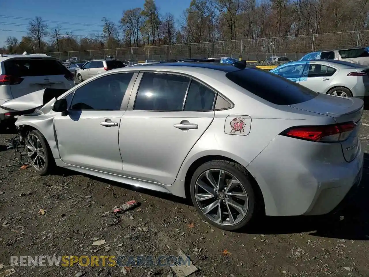 2 Photograph of a damaged car 5YFP4MCE3MP083484 TOYOTA COROLLA 2021