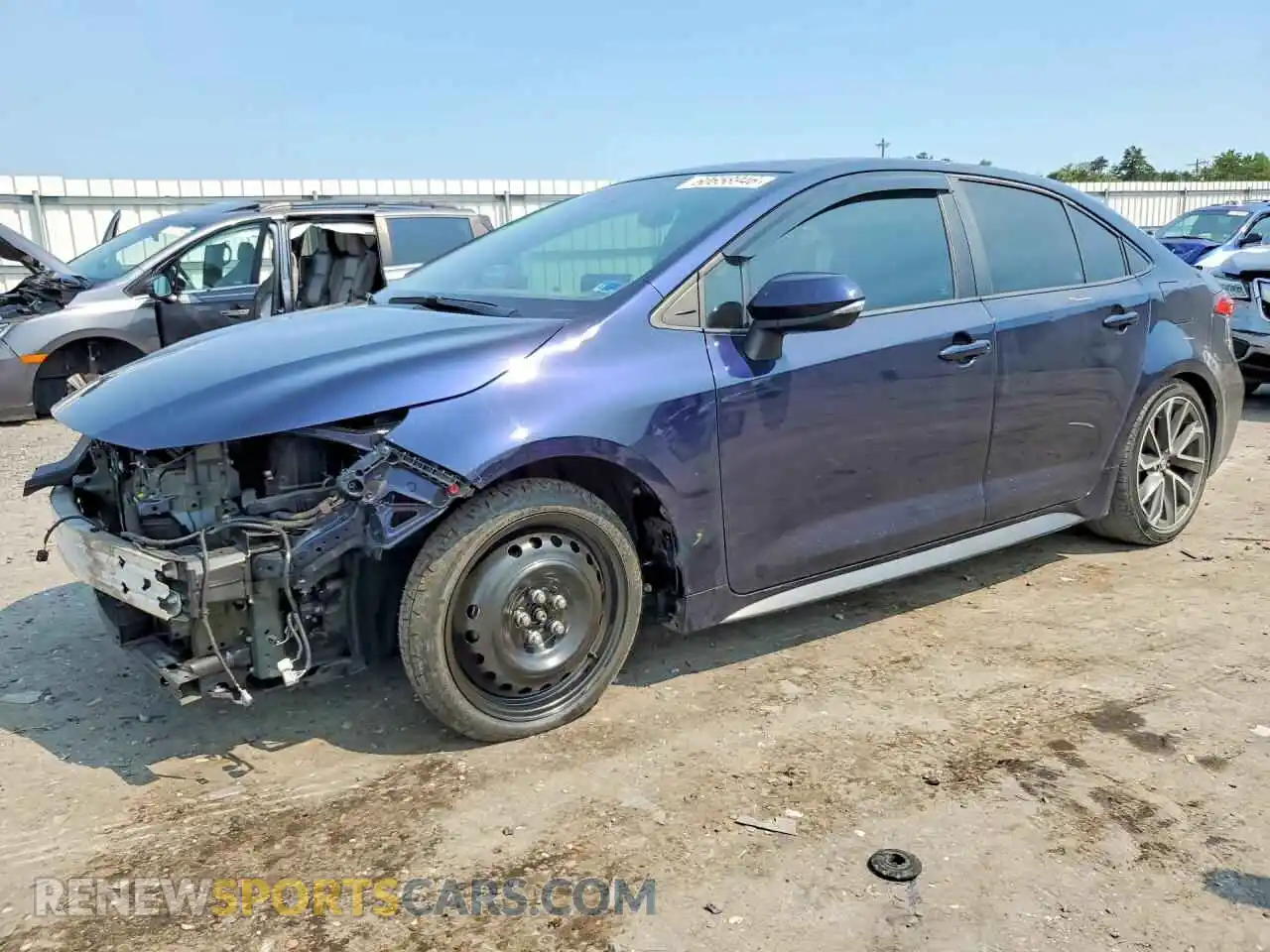 1 Photograph of a damaged car 5YFP4MCE3MP083646 TOYOTA COROLLA 2021